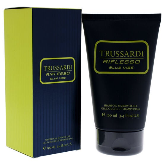 Riflesso Blue Vibe by Trussardi for Men - 3.4 oz Shampoo and Shower Gel, , alternate image number null