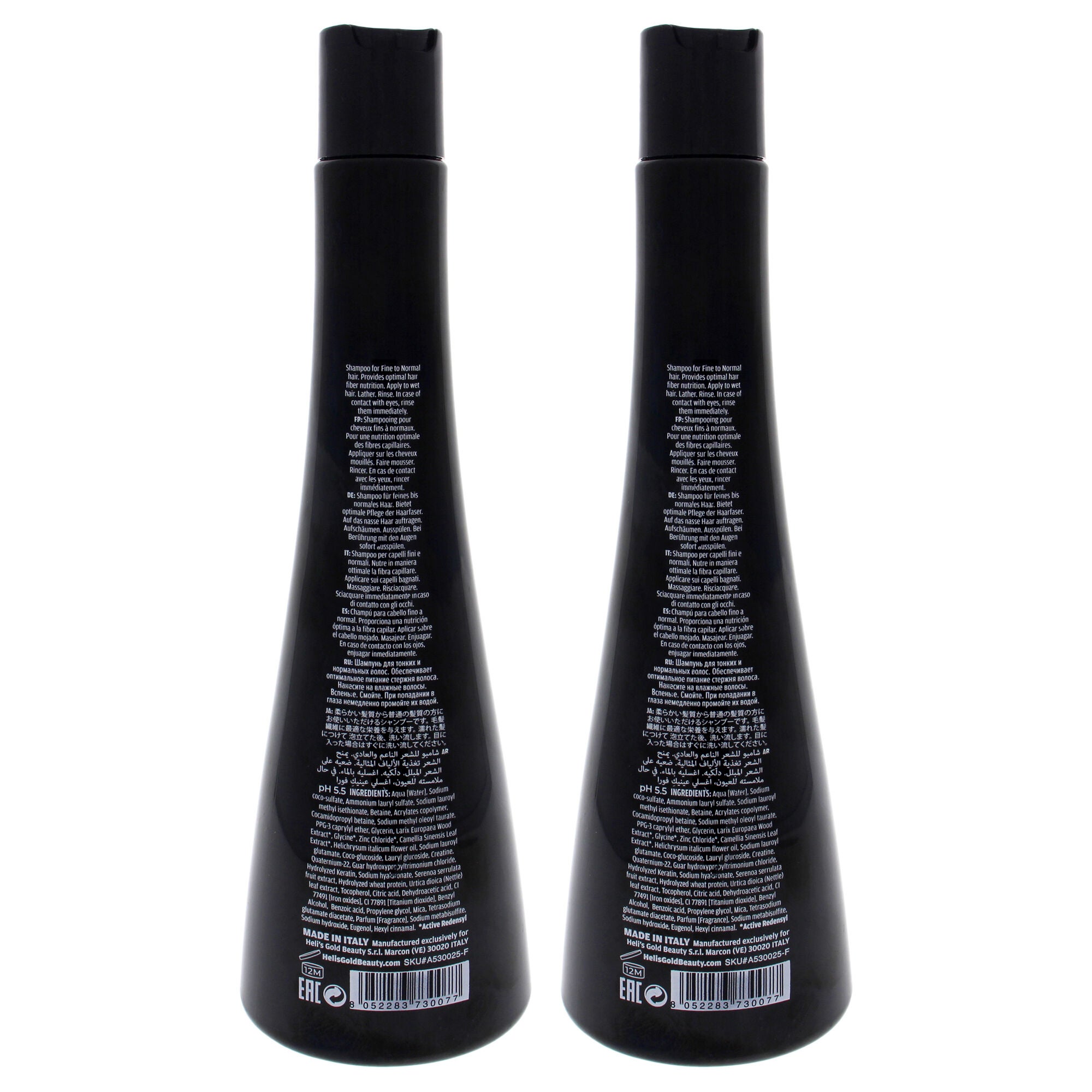 Volumize Shampoo by Helis Gold for Unisex - 10.1 oz Shampoo - Pack of 2, See Description, alternate image number 1