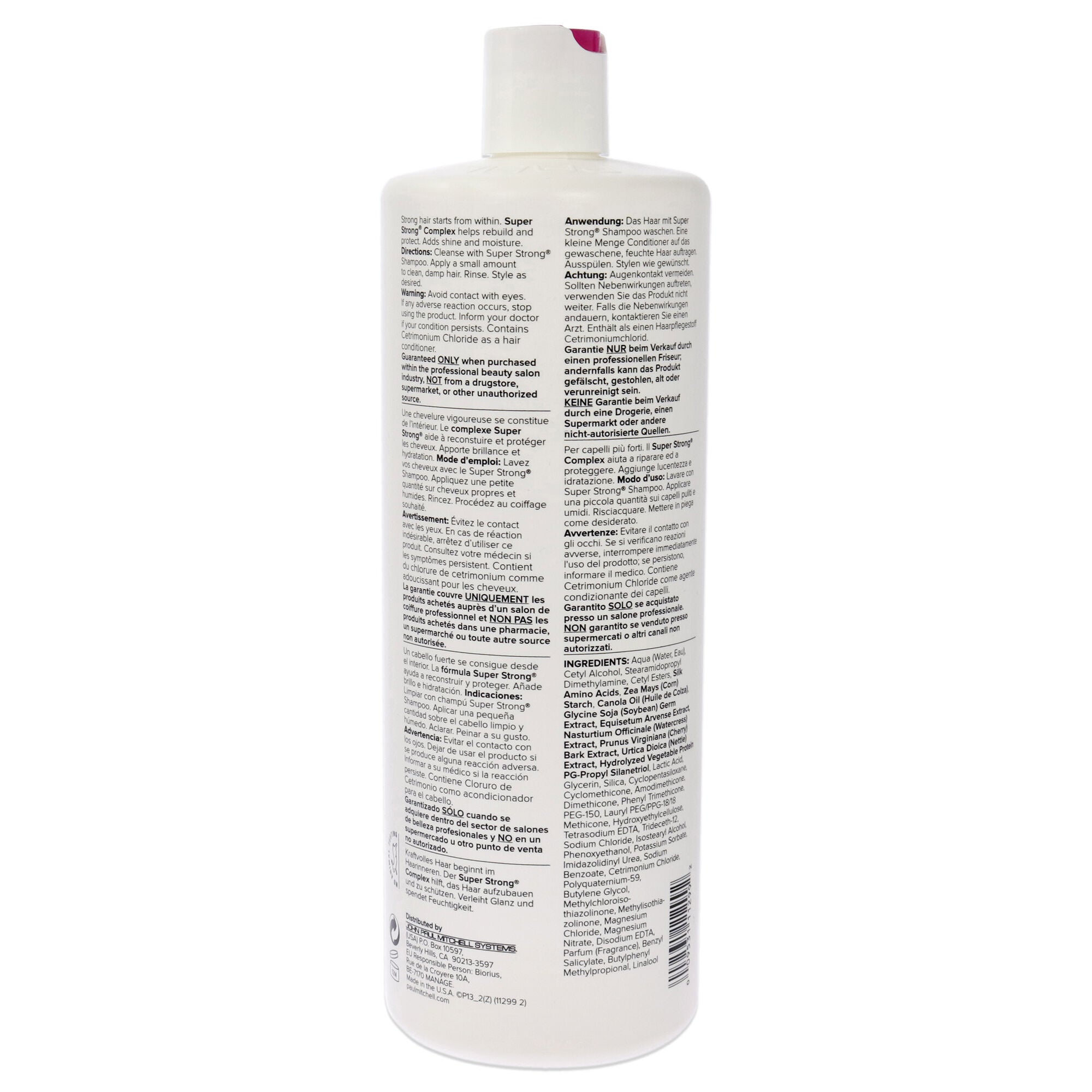 Super Strong Conditioner by Paul Mitchell for Unisex - 33.8 oz Conditioner, See Description, alternate image number 1
