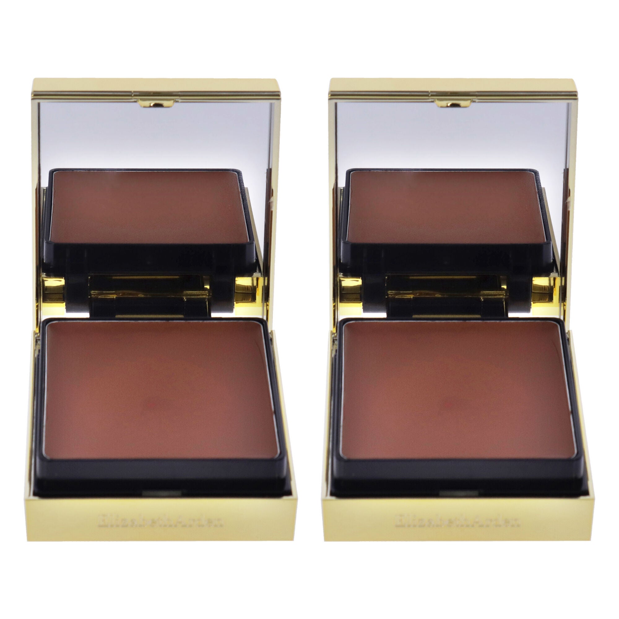 Flawless Finish Sponge-On Cream Makeup - 57 Chestnut by Elizabeth Arden for Women - 0.8 oz Foundation - Pack of 2, Brown, alternate image number 1