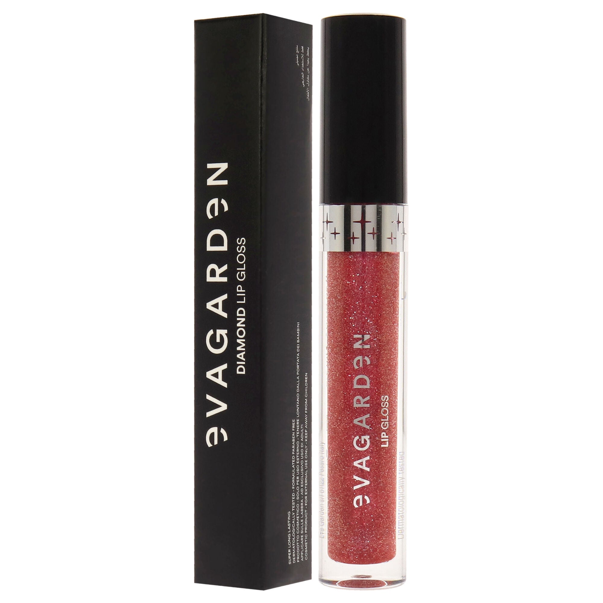 Diamond Lip Gloss - 859 Bright Cherry by Evagarden for Women - 0.09 oz Lip Gloss, See Description, alternate image number 3