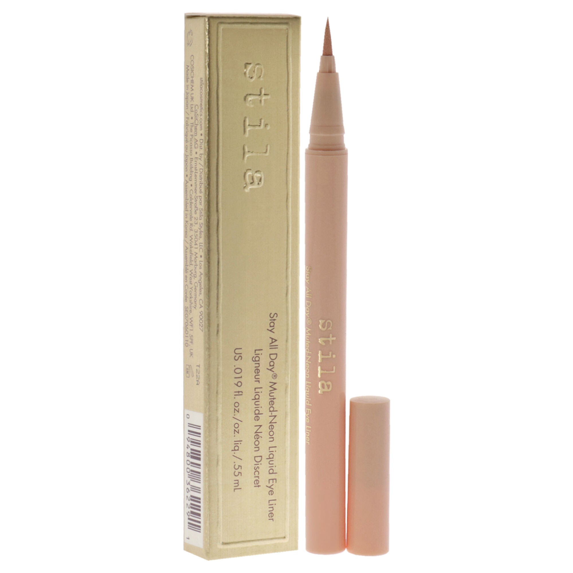 Stay All Day Muted-Neon Liquid Eye Liner - Peach Party by Stila for Women - 0.019 oz Eyeliner, See Description, alternate image number 2