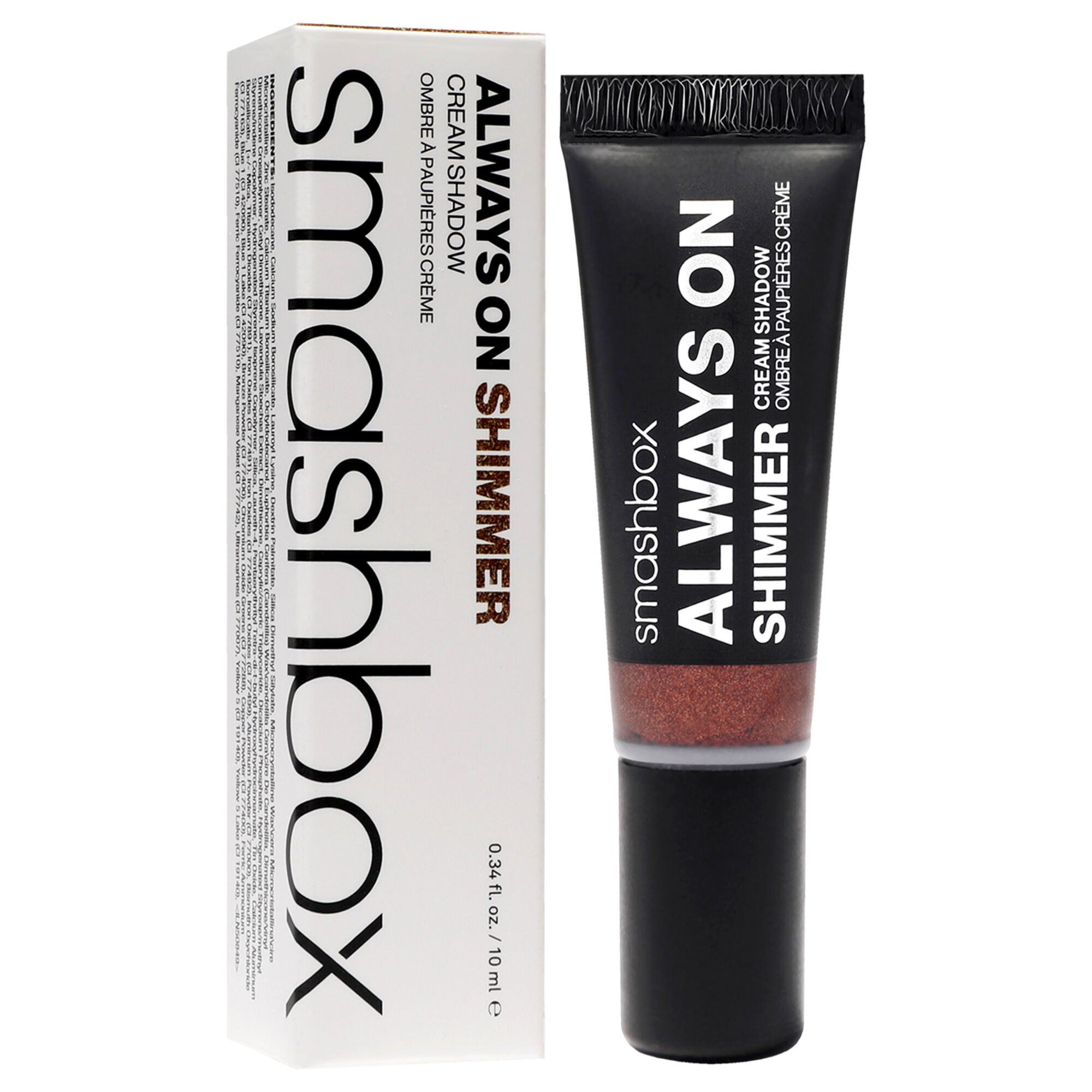 Always On Shimmer Cream Eye Shadow - Bronze by SmashBox for Women - 0.34 oz Eye Shadow, See Description, alternate image number 1