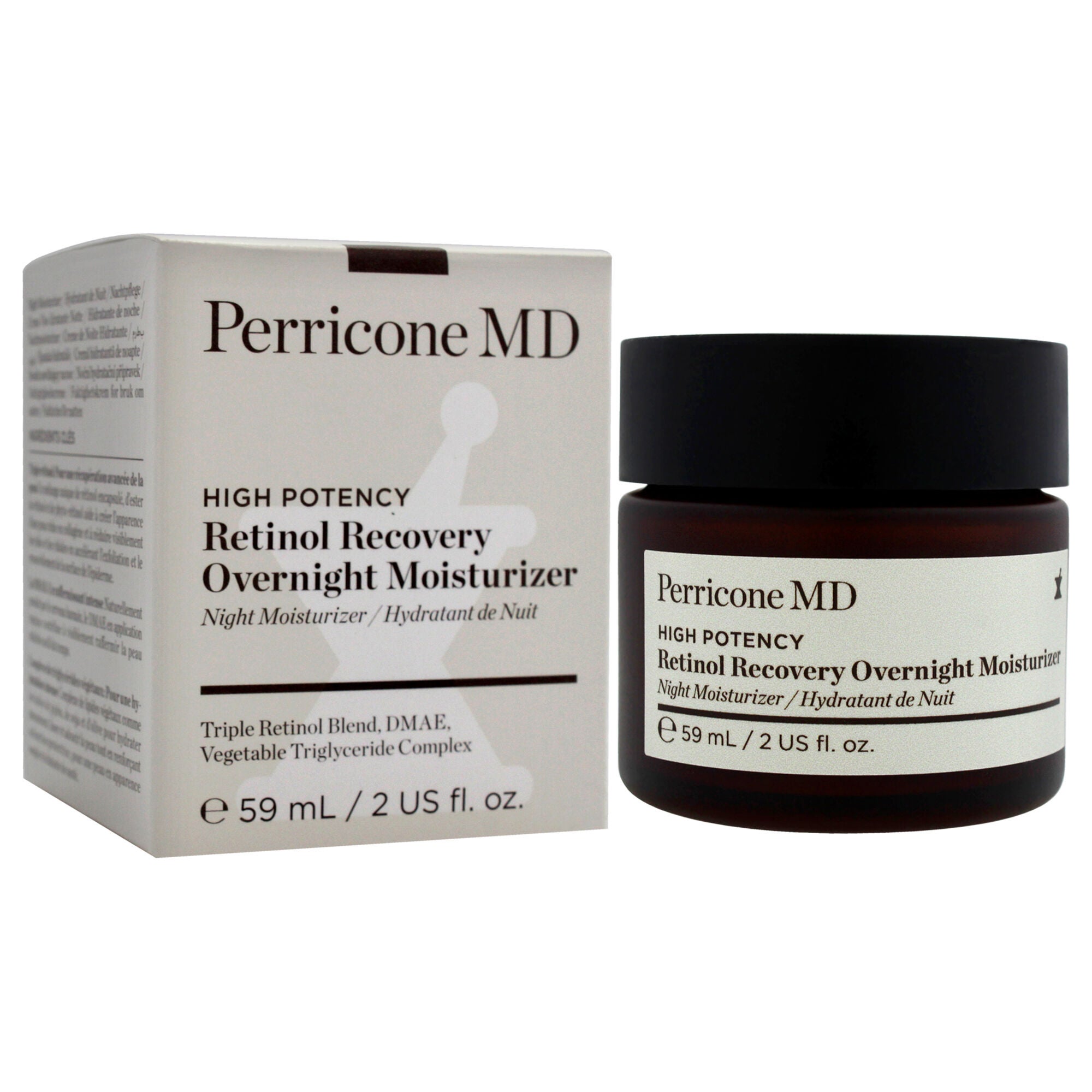 High Potency Retinol Recovery Overnight Moisturizer by Perricone MD for Women - 2 oz Moisturizer, , alternate image number 6