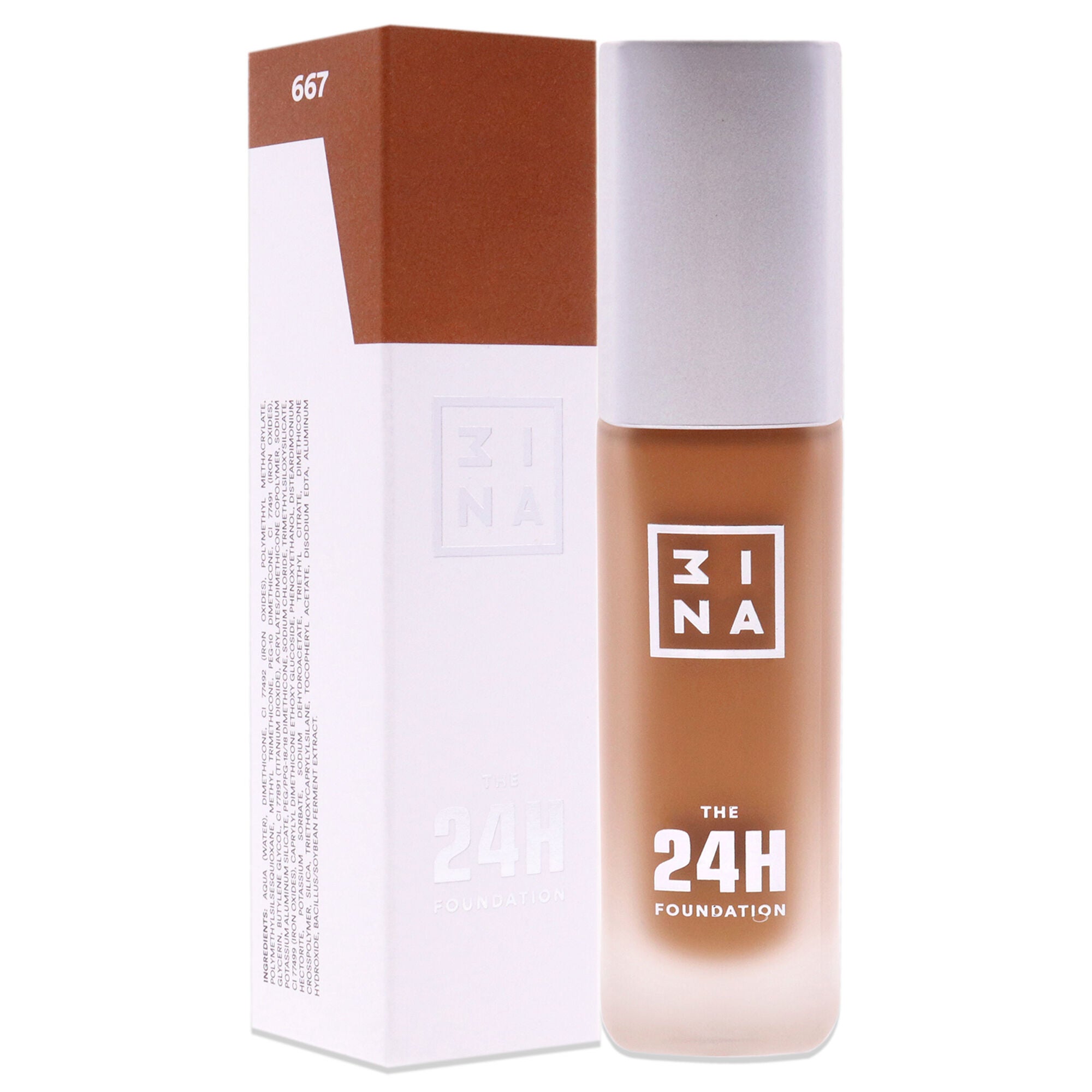 The 24H Foundation - 667 by 3INA for Women - 1.01 oz Foundation, See Description, alternate image number 2