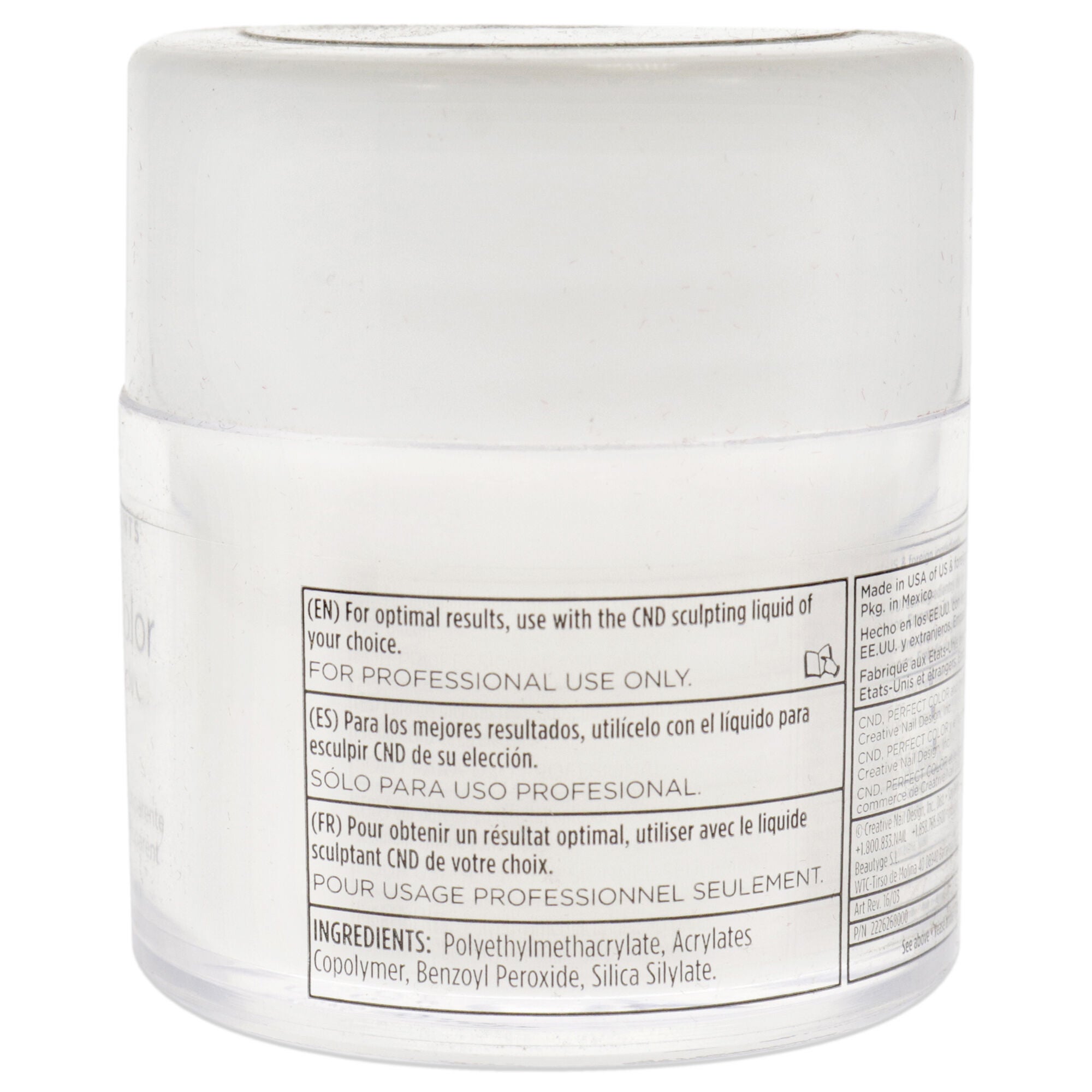 Perfect Color Sculpting Powder - Clear by CND for Unisex - 0.8 oz Powder, , alternate image number 3