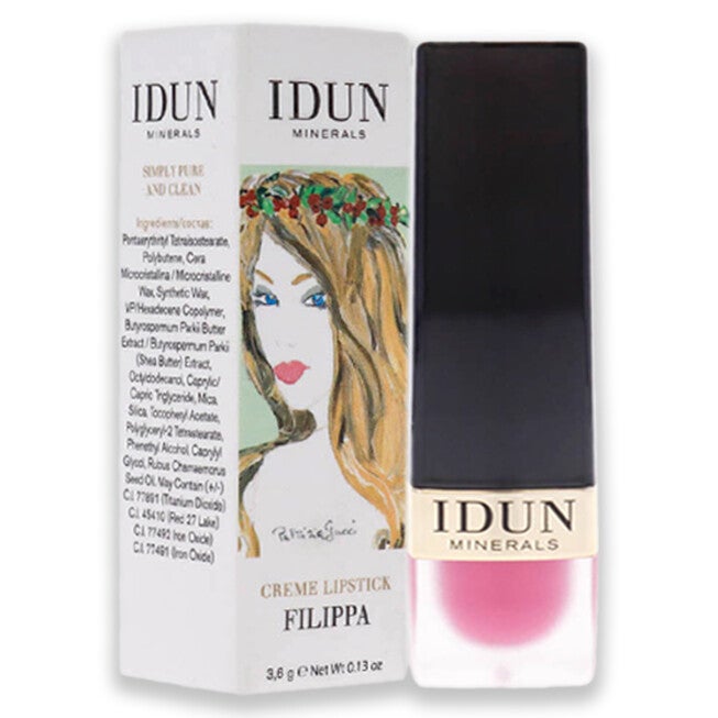 Creme Lipstick - 204 Filippa by Idun Minerals for Women - 0.13 oz Lipstick, , alternate image number null