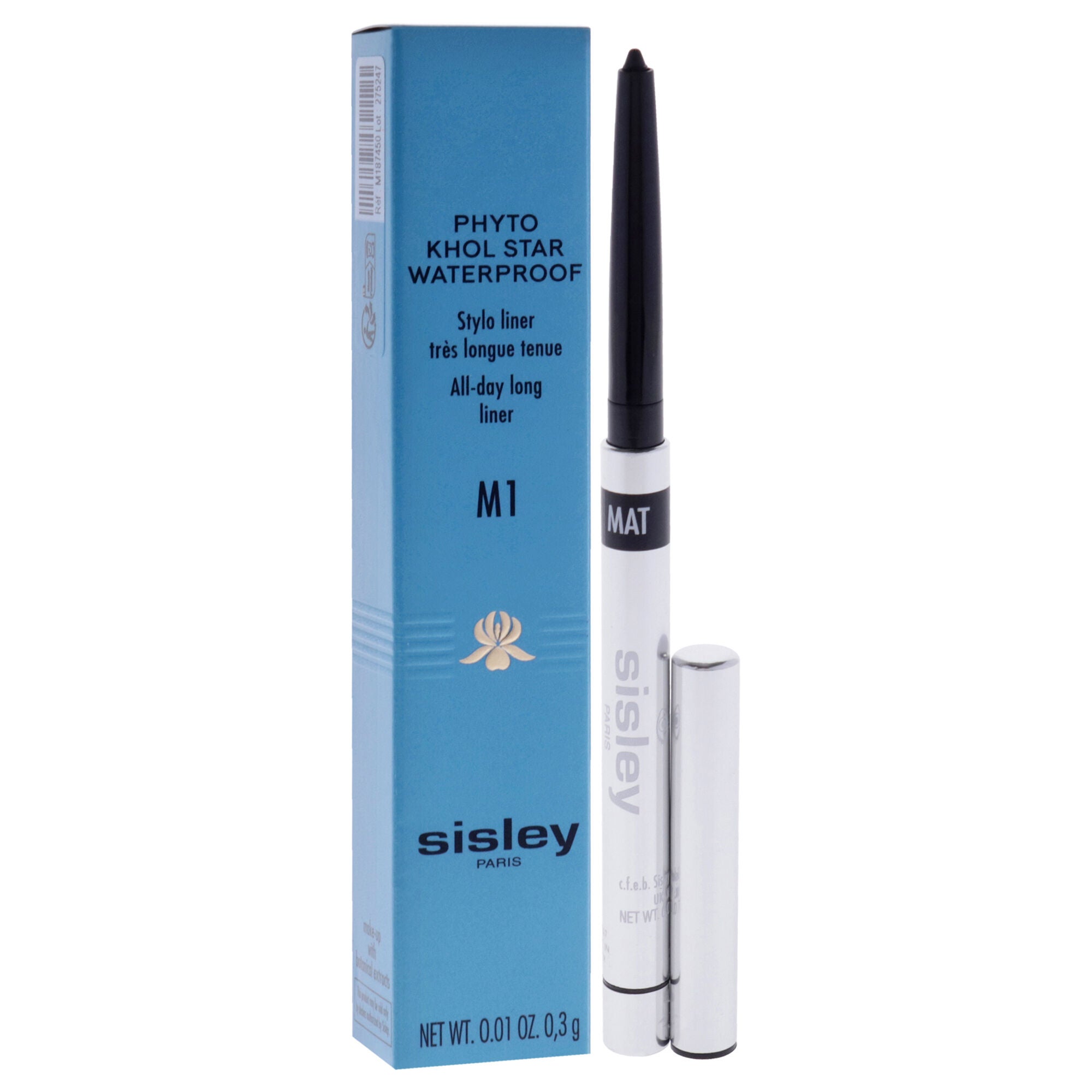 Phyto Khol Star Waterproof - M1 Matte Onyx by Sisley for Women - 0.01 oz Eyeliner, See Description, alternate image number 2