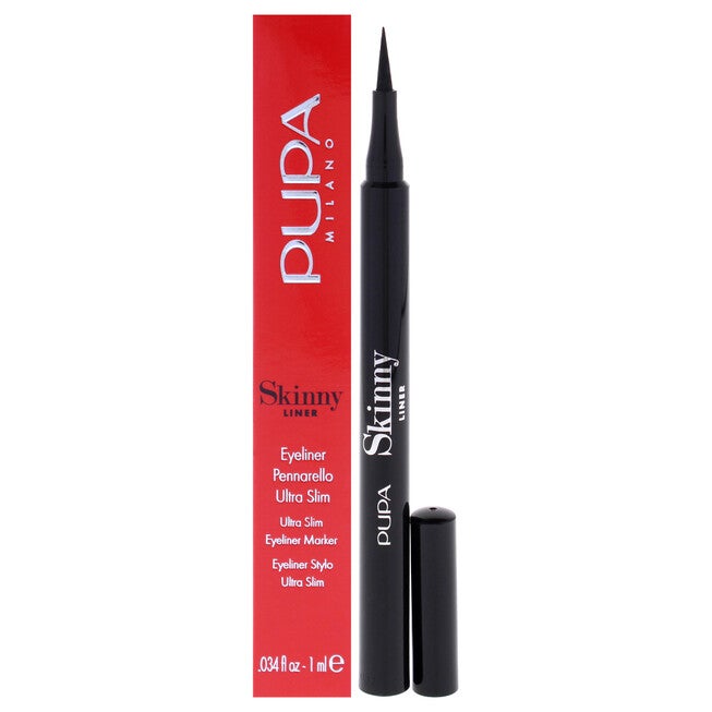 Skinny Liner - 001 Extra Black by Pupa Milano for Women - 0.034 oz Eyeliner, See Description, hi-res image number 0