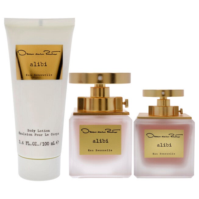 Alibi Eau Sensuelle by Oscar De La Renta for Women - 3 Pc Gift Set 3.3oz EDP Spray, 1oz EDP Spray 3.4oz Body Lotion, NA, alternate image number null
