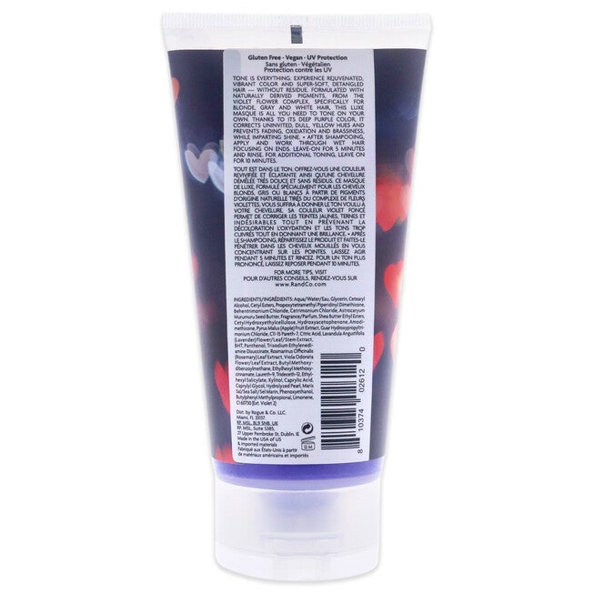 Sunset Blvd Blonde Toning Masque by R+Co for Unisex - 5 oz Masque, NA, alternate image number null
