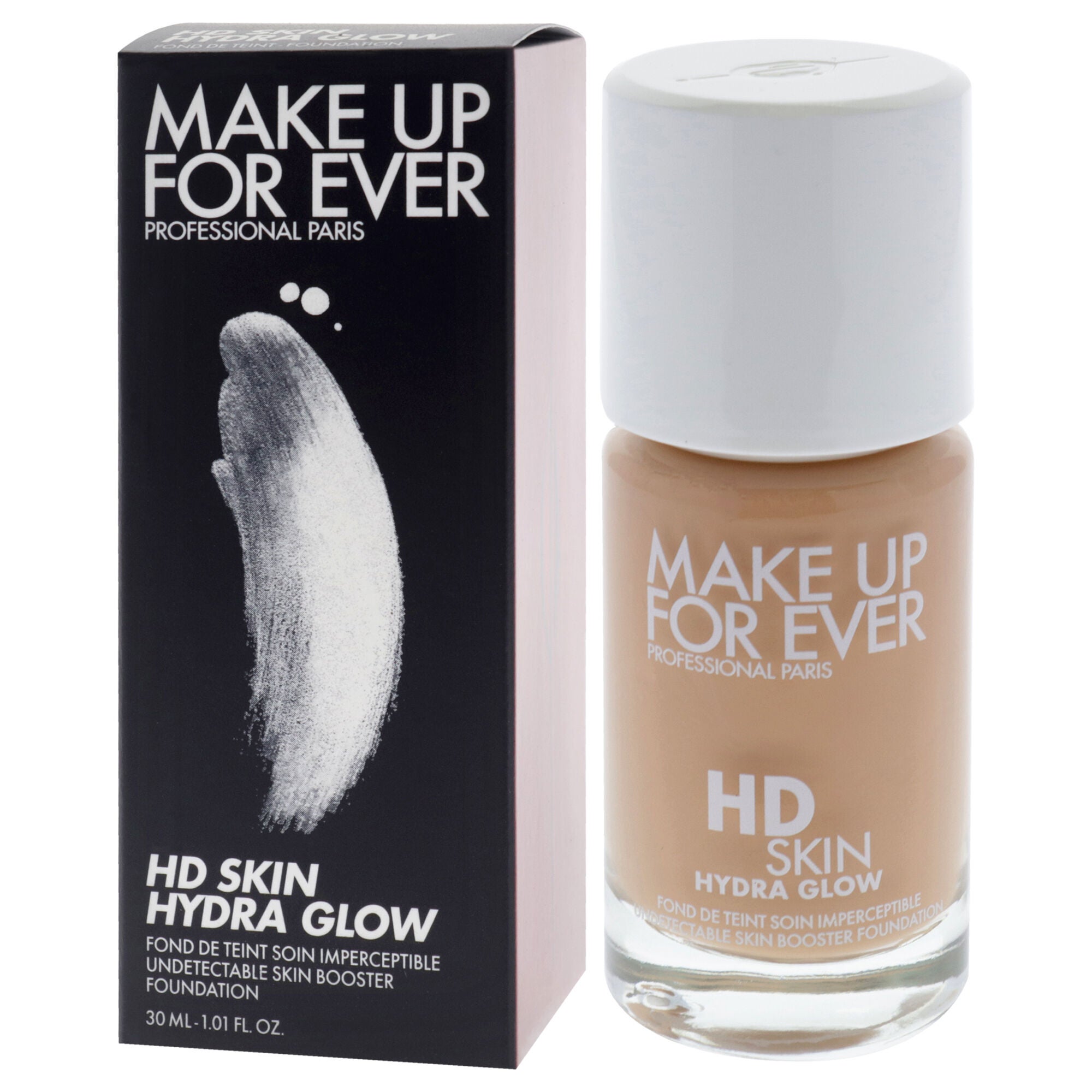 HD Skin Hydra Glow - 2Y36 Warm Honey by Make Up For Ever for Women - 1 oz Foundation, Brown, alternate image number 3