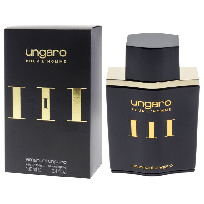Ungaro III by Emanuel Ungaro for Men - 3.4 oz EDT Spray, See Description, alternate image number 3