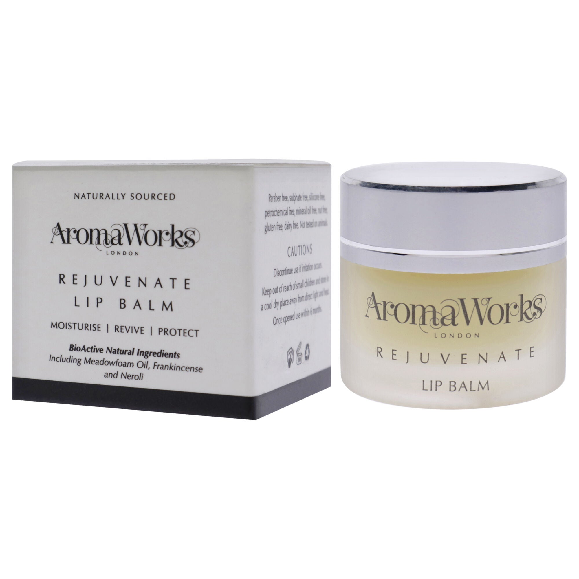 Rejuvenate Lip Balm by Aromaworks for Unisex - 0.34 oz Lip Balm, See Description, alternate image number 3