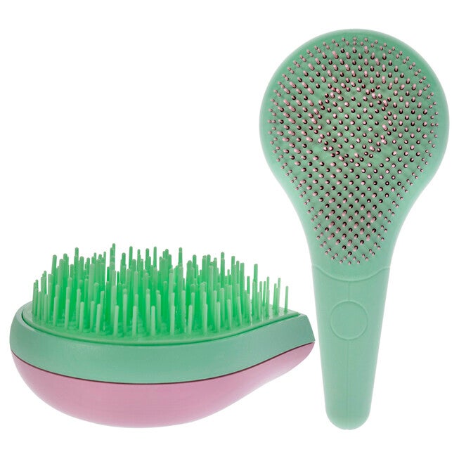 Home and Travel Detangler Set - Regular Hair by Michel Mercier for Unisex - 2 Pc The Classic Detangler Brush, The Travel Detangler Brush, NA, alternate image number null