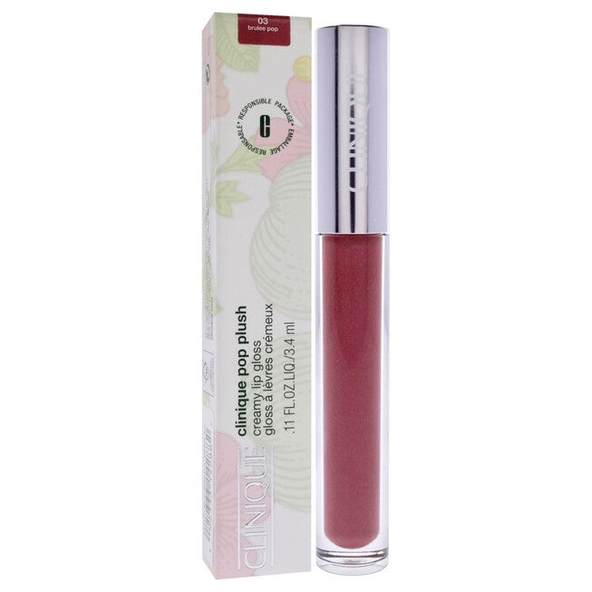 Pop Plush Creamy Lip Gloss - 03 Brulee Pop by Clinique for Women - 0.11 oz Lip Gloss, , alternate image number 7