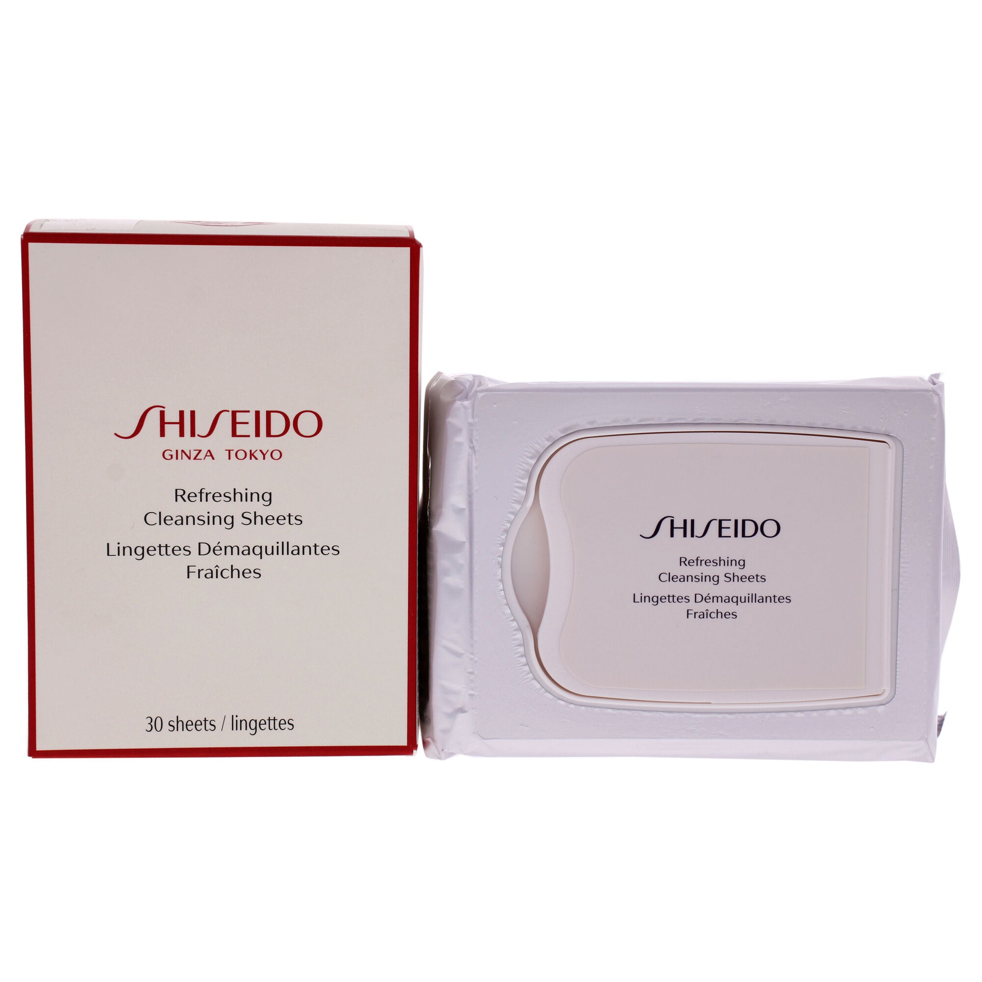 Refreshing Cleansing Sheet by Shiseido for Unisex - 30 Count Wipes, , alternate image number 5