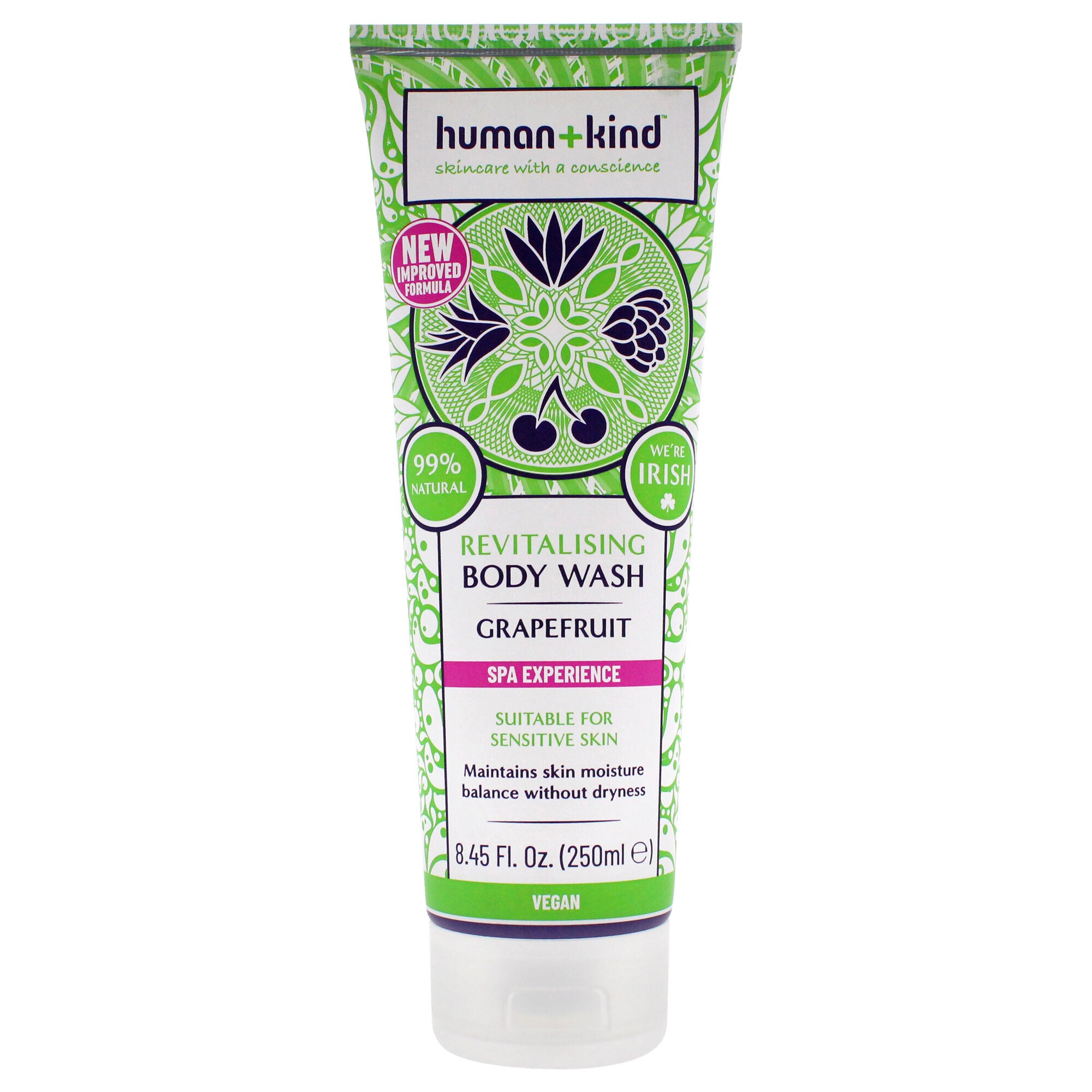 Revitalizing Body Wash - Grapefruit by Human+Kind for Unisex - 8.45 oz Body Wash, See Description, hi-res image number 0