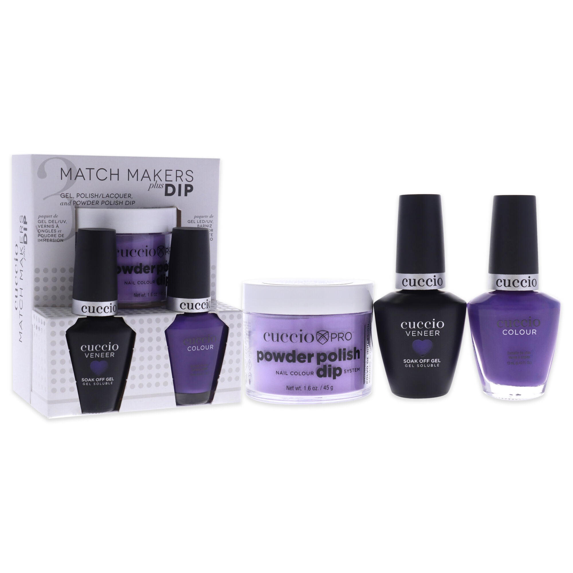 Match Makers Plus Dip - Water You Doing by Cuccio Colour for Women - 3 Pc, See Description, alternate image number 2
