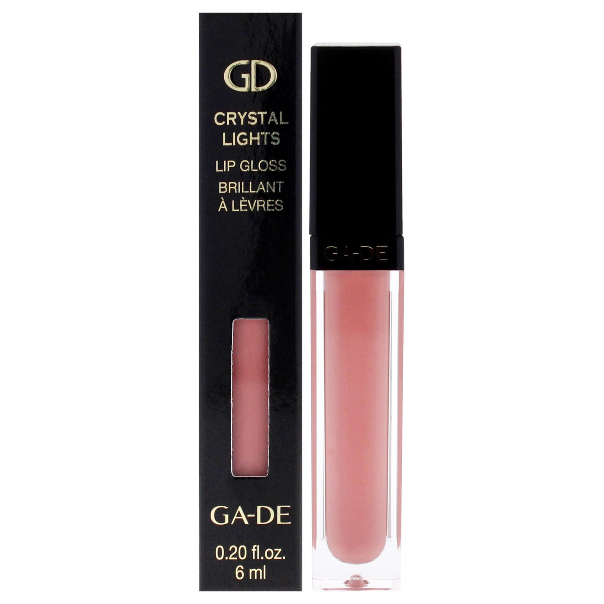 Crystal Lights Lip Gloss - 525 Rose Quartz by GA-DE for Women - 0.2 oz Lip Gloss, See Description, hi-res image number 0