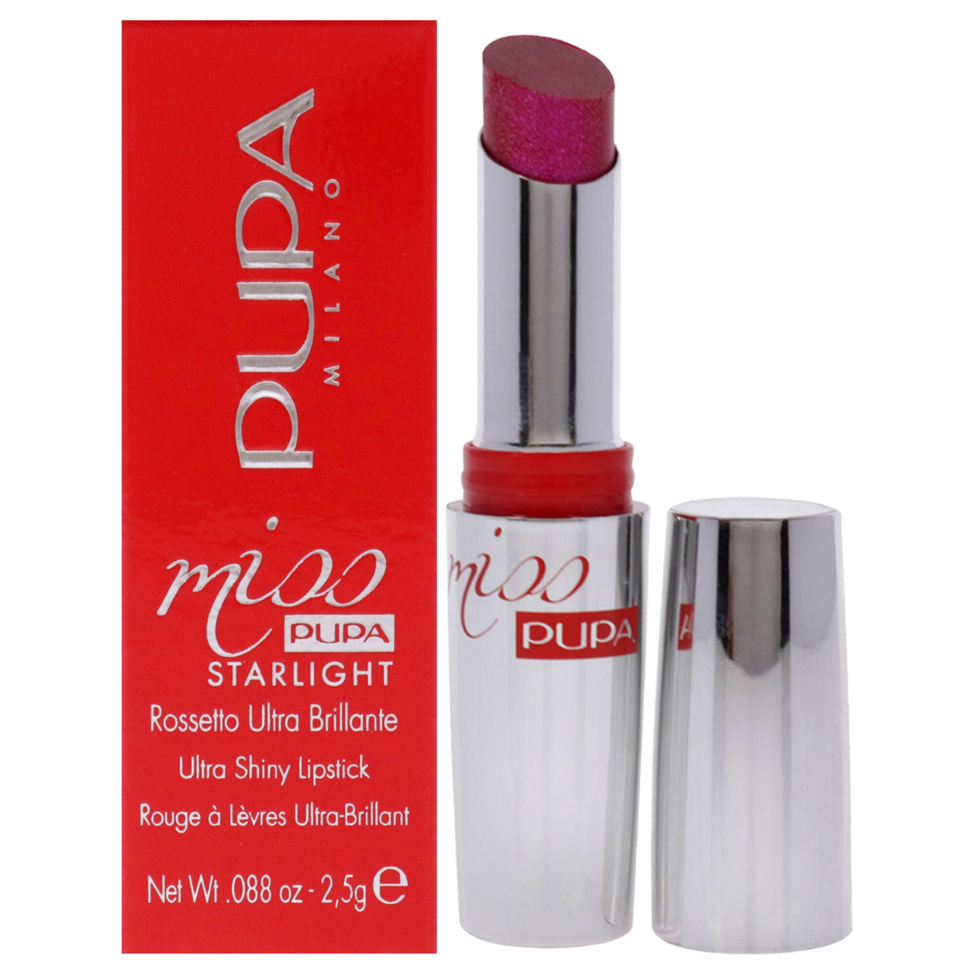 Miss Pupa Starlight Ultra-Shiny Lipstick - 706 Pretty Elizabeth by Pupa Milano for Women - 0.88 oz Lipstick, See Description, hi-res image number 0