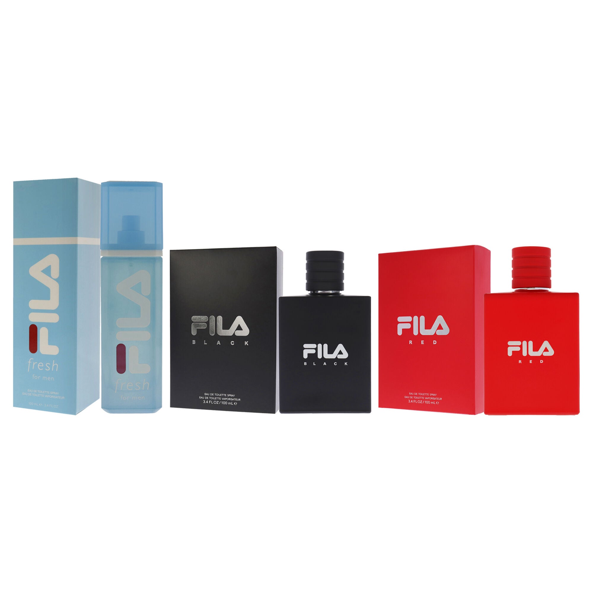 Fila Kit by Fila for Men - 3 Pc Kit 3.4oz Fila Black EDT Spray, 3.4oz Fila Fresh EDT Spray, 3.4oz Fila Red EDT Spray, , alternate image number 7