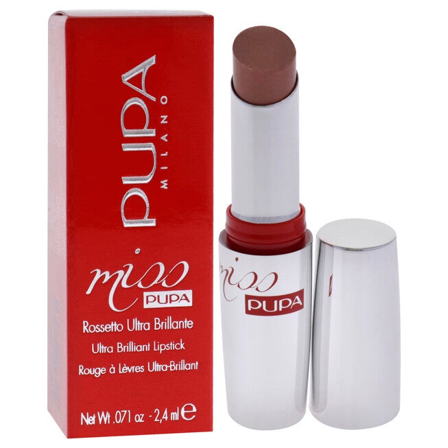 Miss Pupa Ultra Brilliant Lipstick - 100 Cream by Pupa Milano for Women - 0.071 oz Lipstick, See Description, alternate image number 1