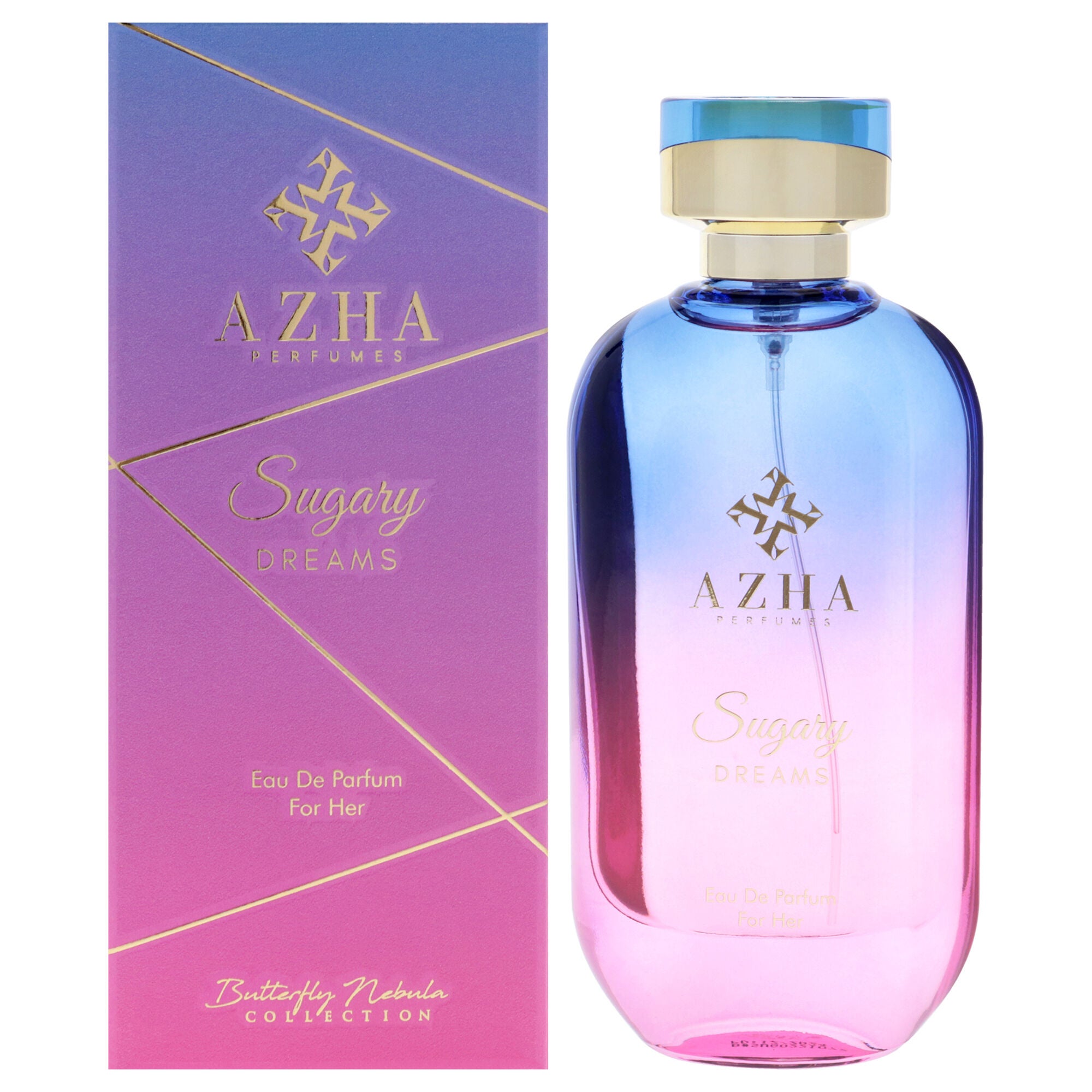 Butterfly Nebula Collection - Sugary Dreams by Azha for Women - 3.3 oz EDP Spray, Clear, hi-res image number 0