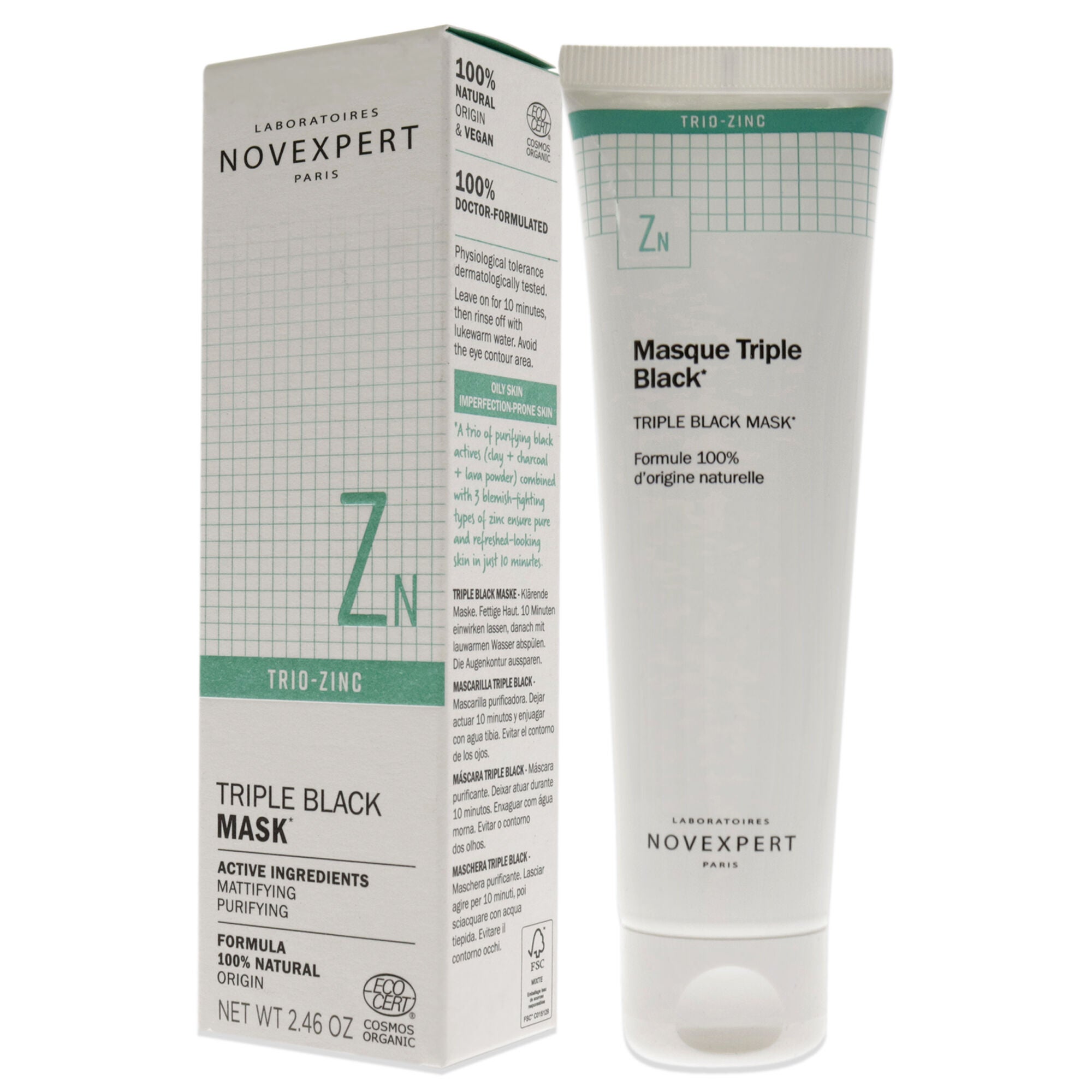 Triple Black Mask by Novexpert for Women - 2.46 oz Mask, , alternate image number 8