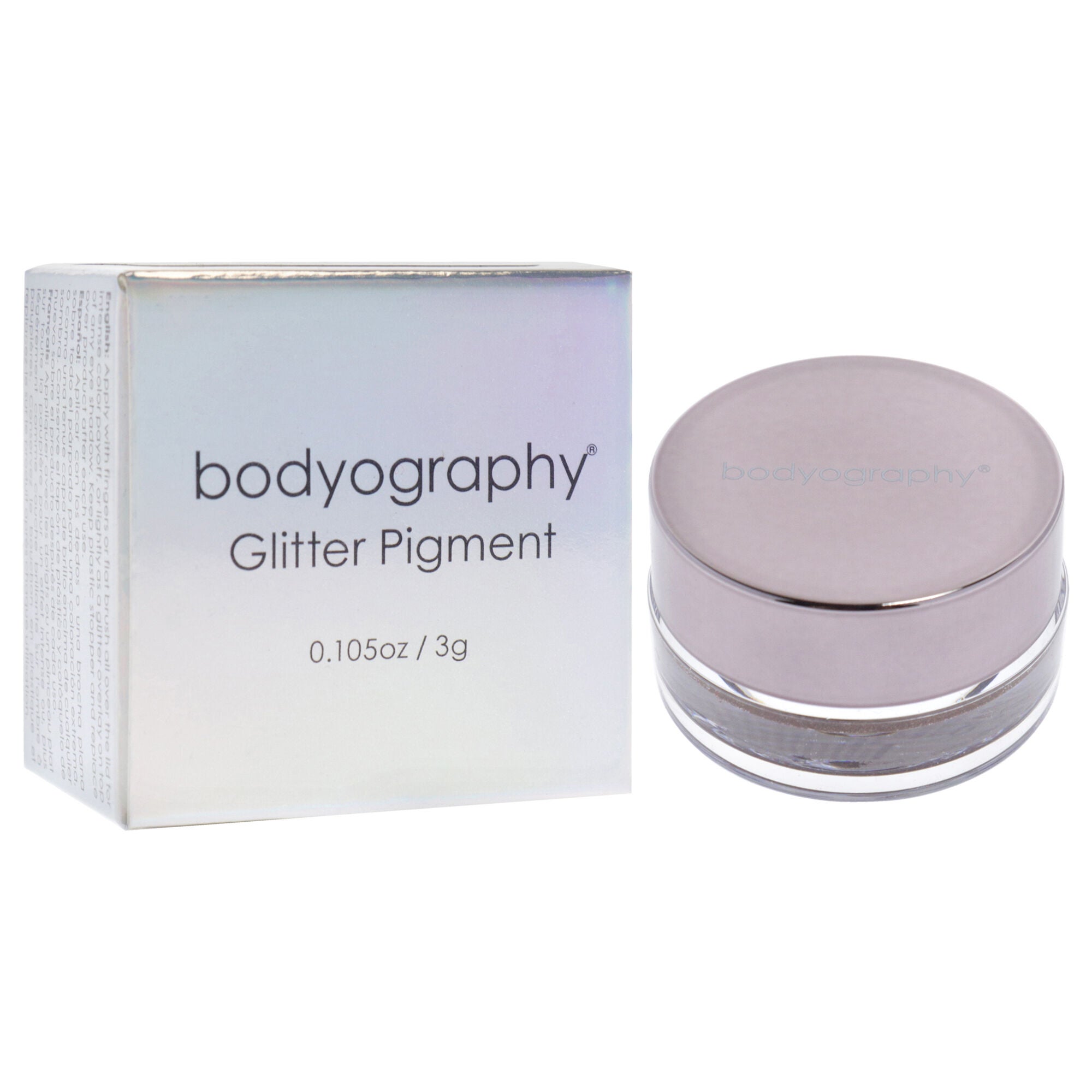 Glitter Pigment - Caviar Smoky Brown by Bodyography for Women - 0.105 oz Eye Shadow, See Description, alternate image number 2