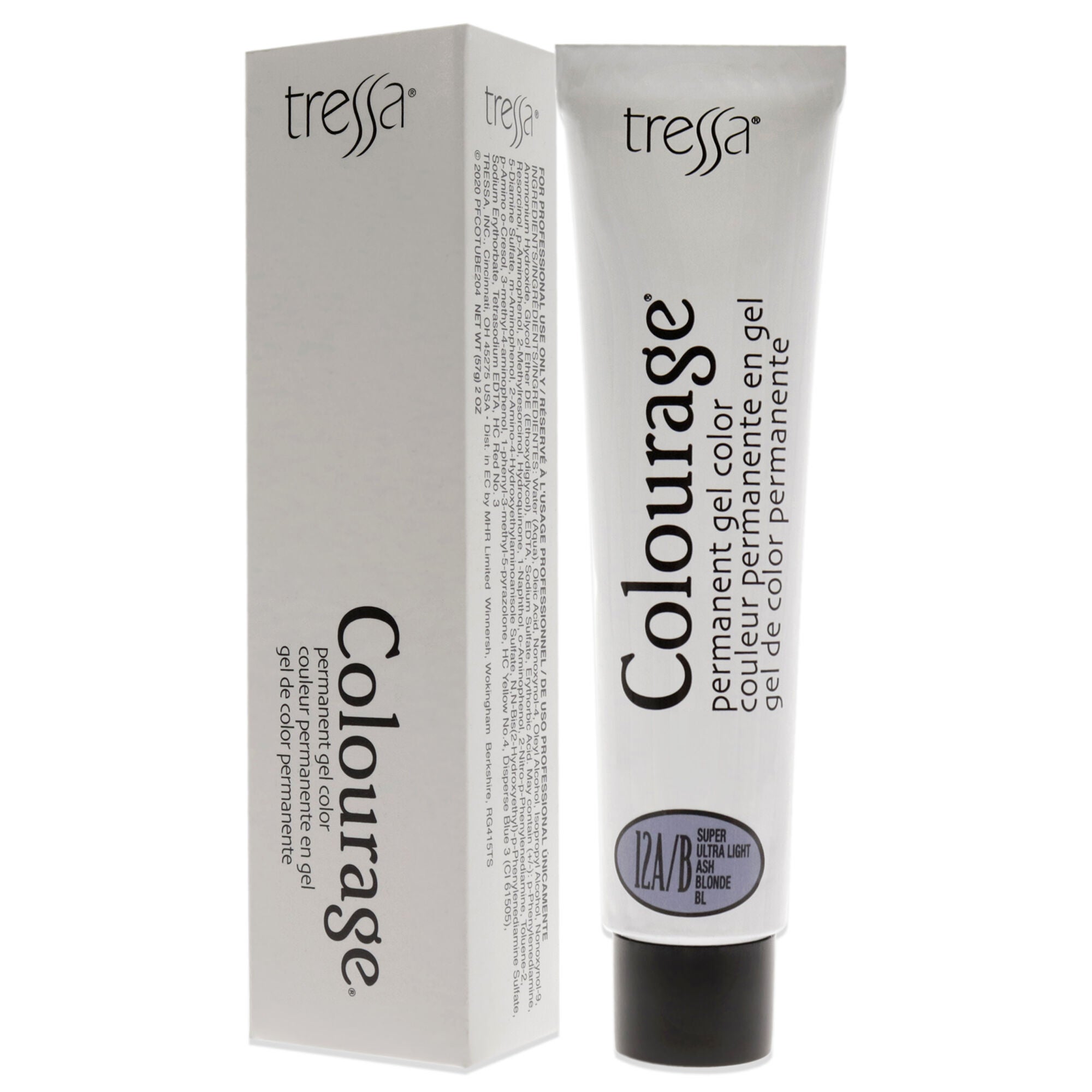 Colourage Permanent Gel Color - 12AB Super Ultra Light Ash Blonde by Tressa for Unisex - 2 oz Hair Color, See Description, alternate image number 3