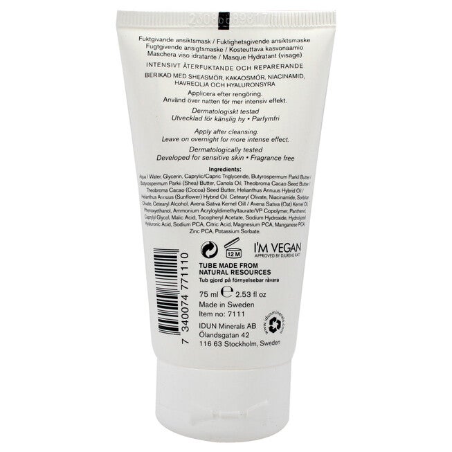 Moisturizing Face Mask by Idun Minerals for Women - 2.53 oz Mask, See Description, alternate image number 2