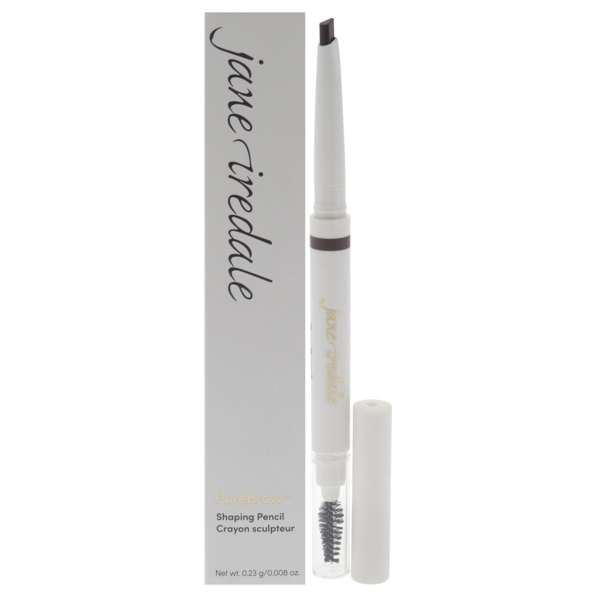 PureBrow Shaping Pencil - Dark Brown by Jane Iredale for Women - 0.008 oz Eyebrow, See Description, hi-res image number 0