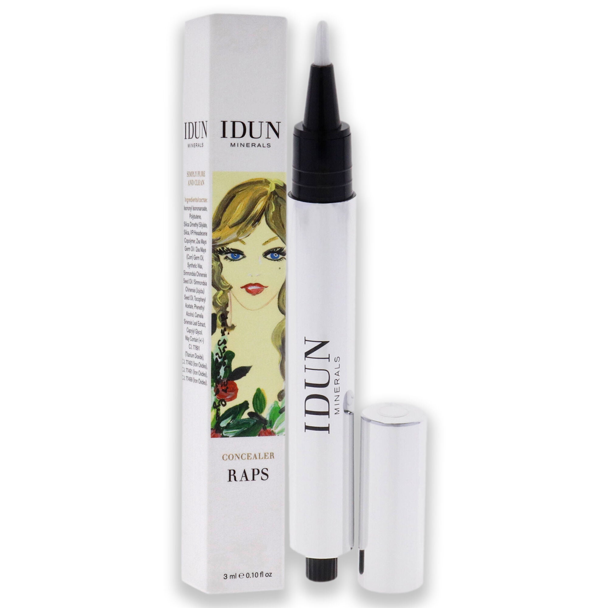 Concealer - 001 Raps by Idun Minerals for Women - 0.1 oz Concealer, See Description, alternate image number 1