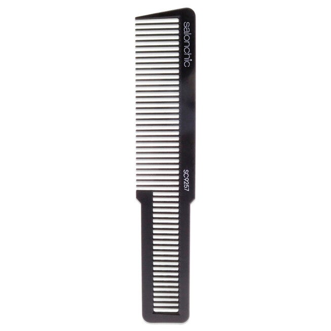 Flat Top Clipper Carbon Comb High Heat Resistant 8 by SalonChic for Unisex - 1 Pc Comb, NA, alternate image number null