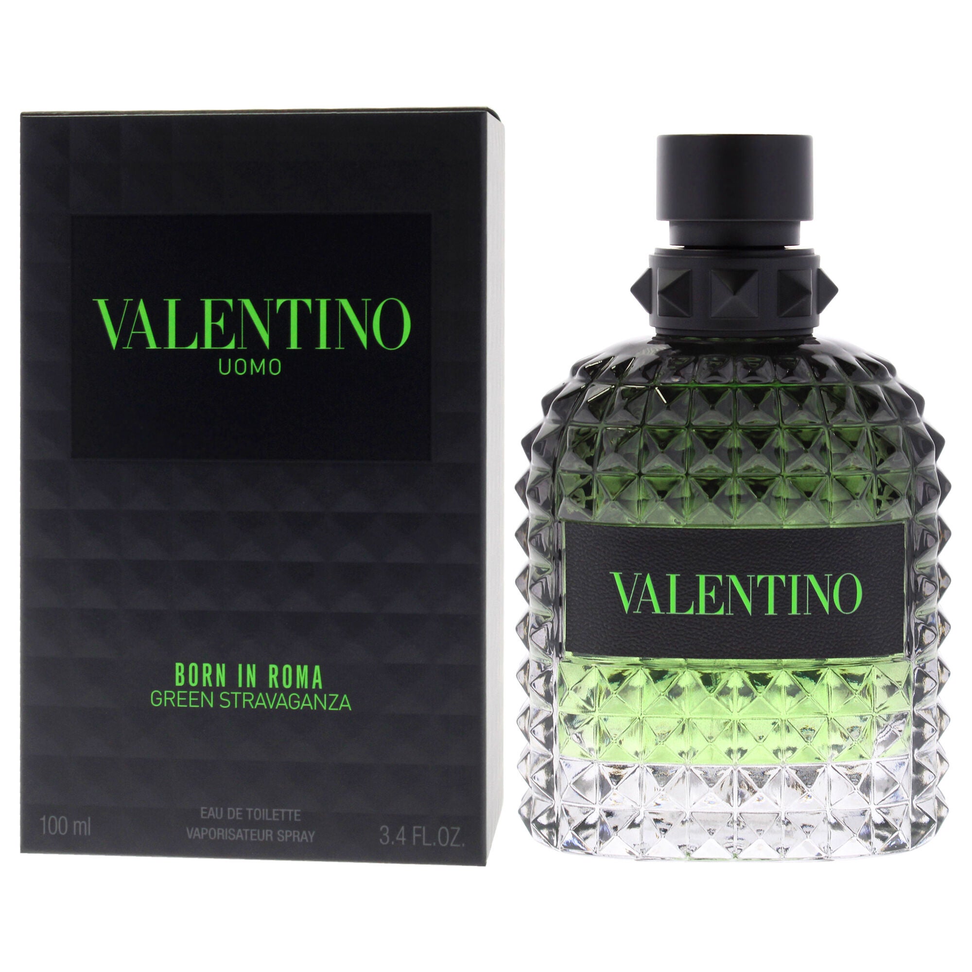 Valentino Uomo Born In Roma Green Stravaganza by Valentino for Men - 3.4 oz EDT Spray, See Description, alternate image number 3