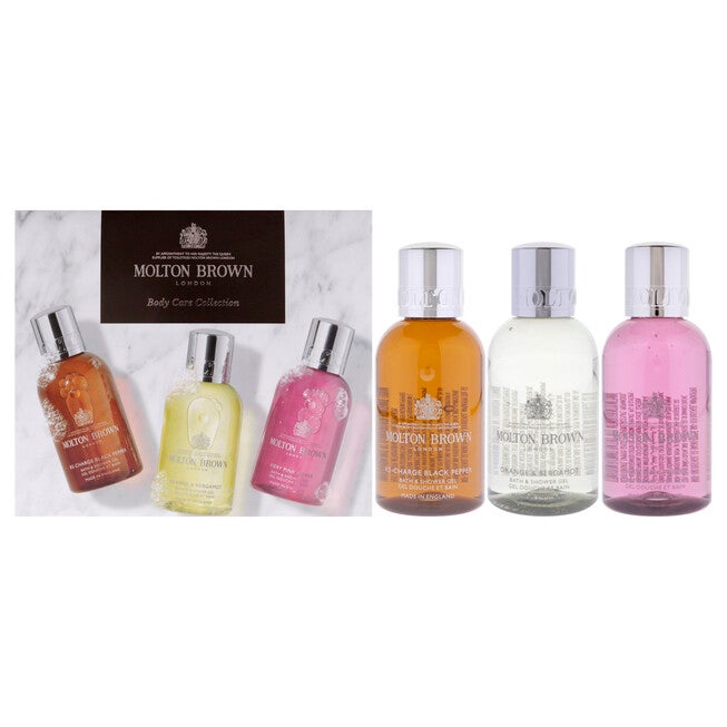 Spicy and Cytrus Body Care Collection Set by Molton Brown for Unisex - 3 Pc Set, See Description, hi-res image number 0