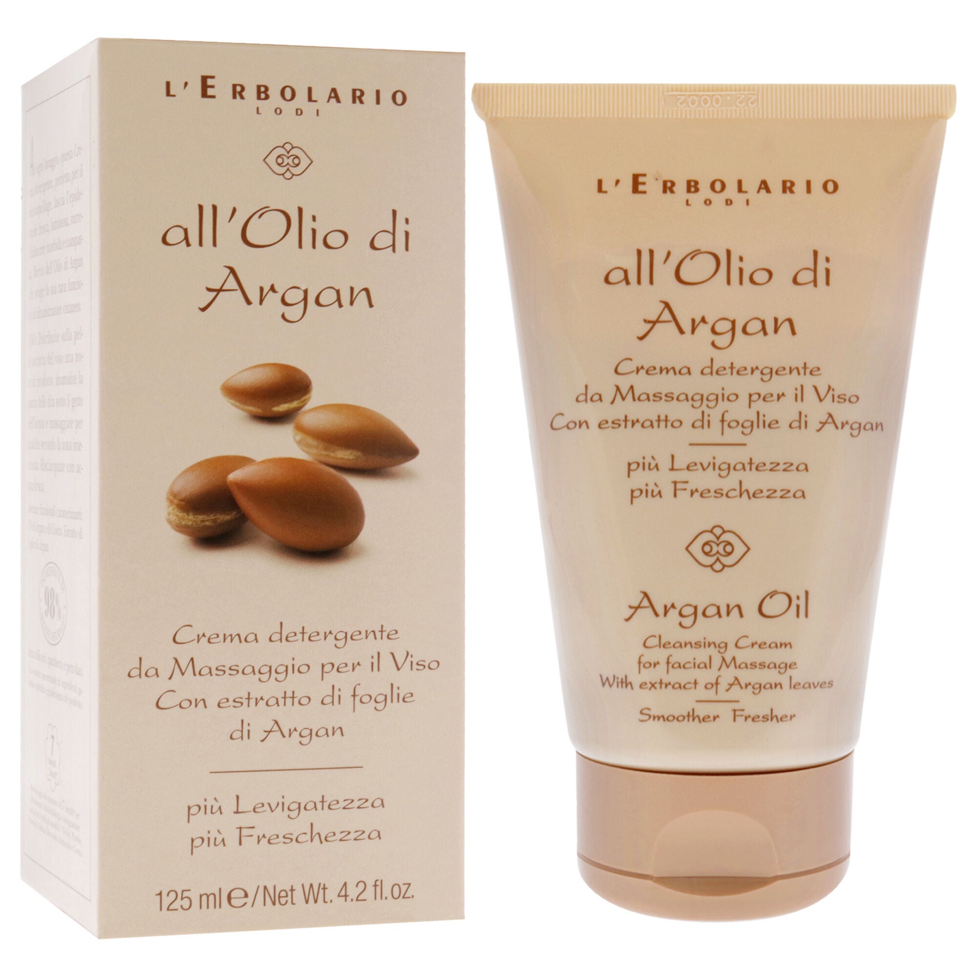 Cleansing Cream - Argan Oil by LErbolario for Women - 4.2 oz Cleanser, See Description, alternate image number 1