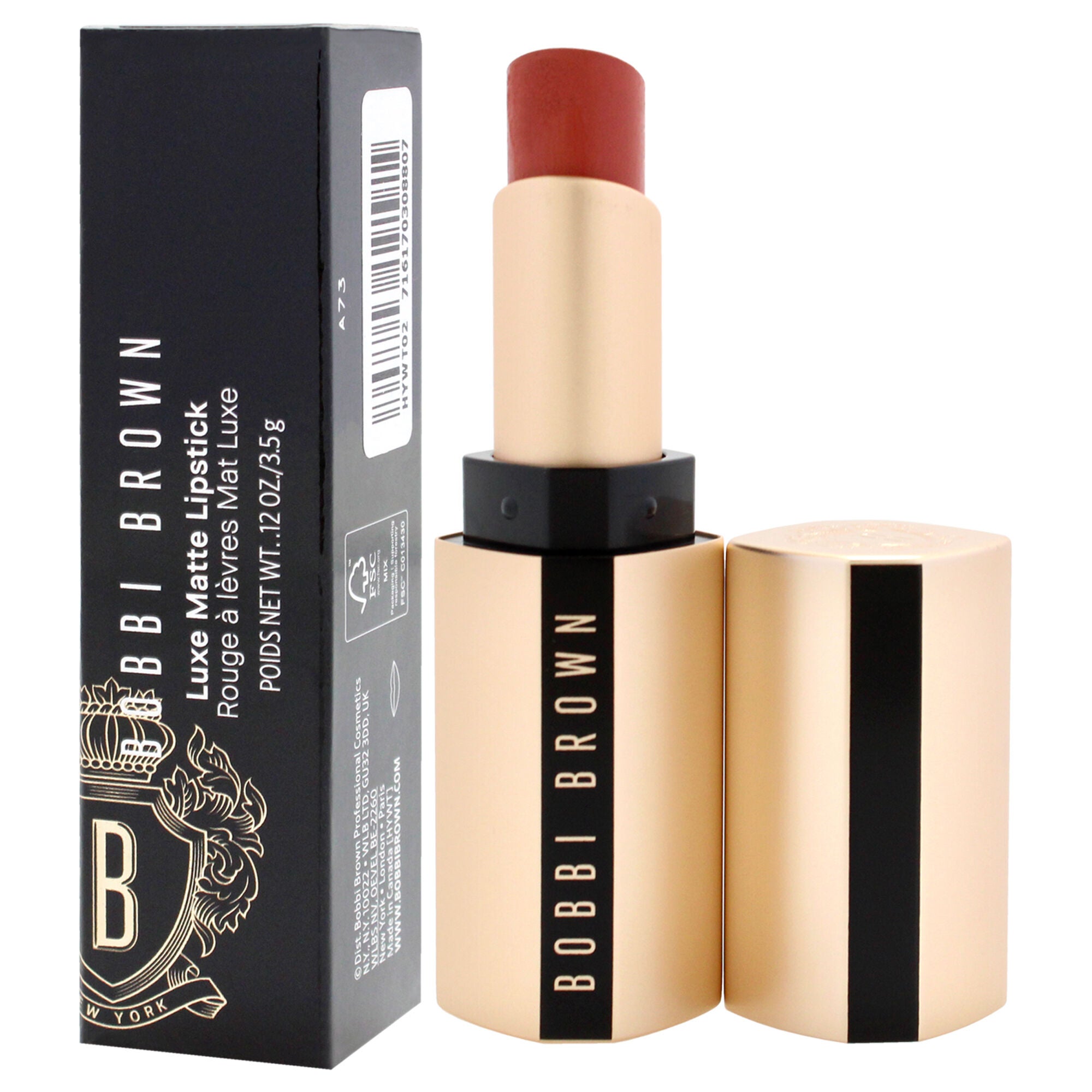 Luxe Matte Lipstick - 64 Afternoon Tea by Bobbi Brown for Women - 0.12 oz Lipstick, Brown, alternate image number 4