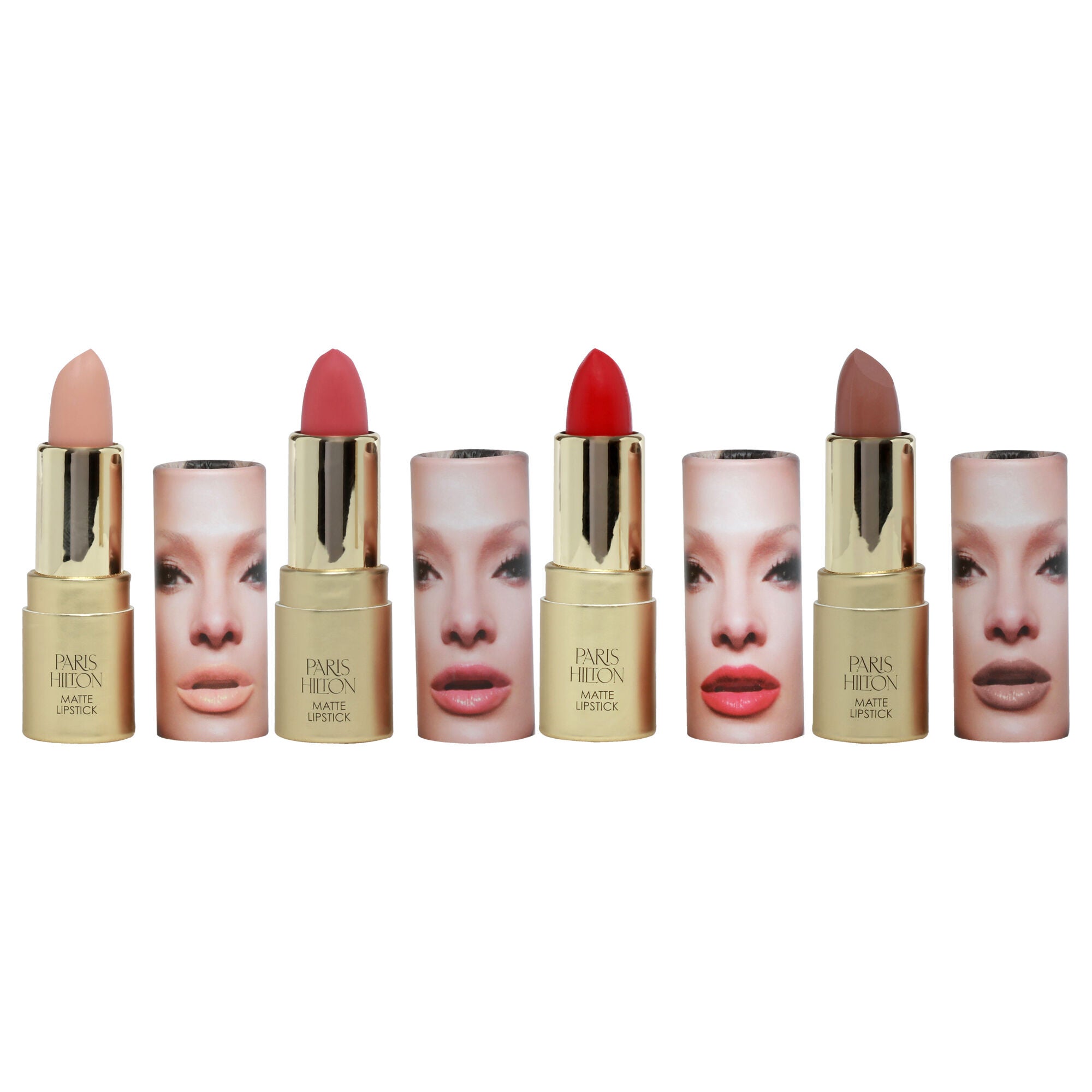 Matte Lipstick Collection by Paris Hilton Cosmetics for Women - 4 Pc Set, , alternate image number 5