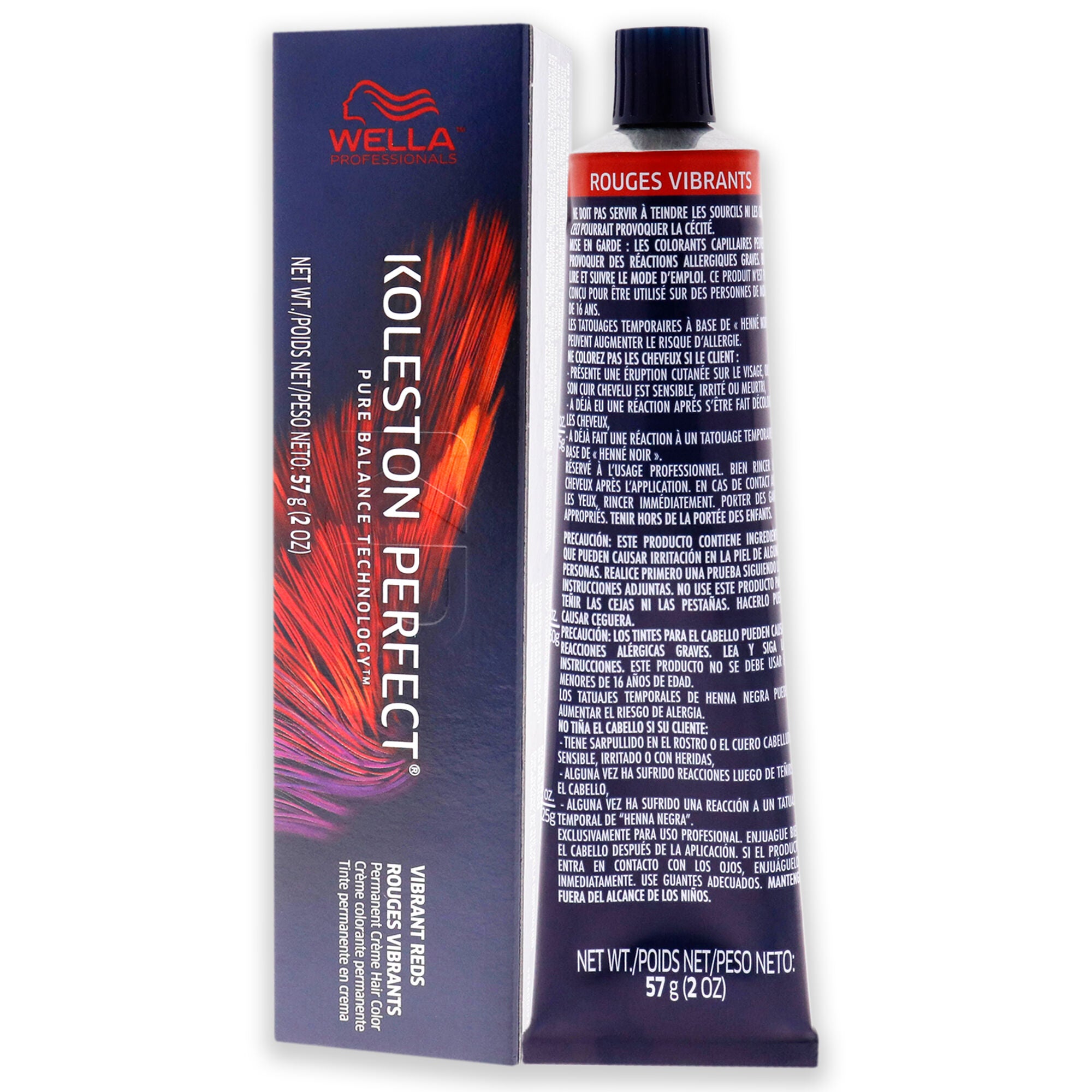 Koleston Perfect Permanent Creme Hair Color - 77 44 Intense Medium Blonde-Red Red by Wella for Unisex - 2 oz Hair Color, , alternate image number 7