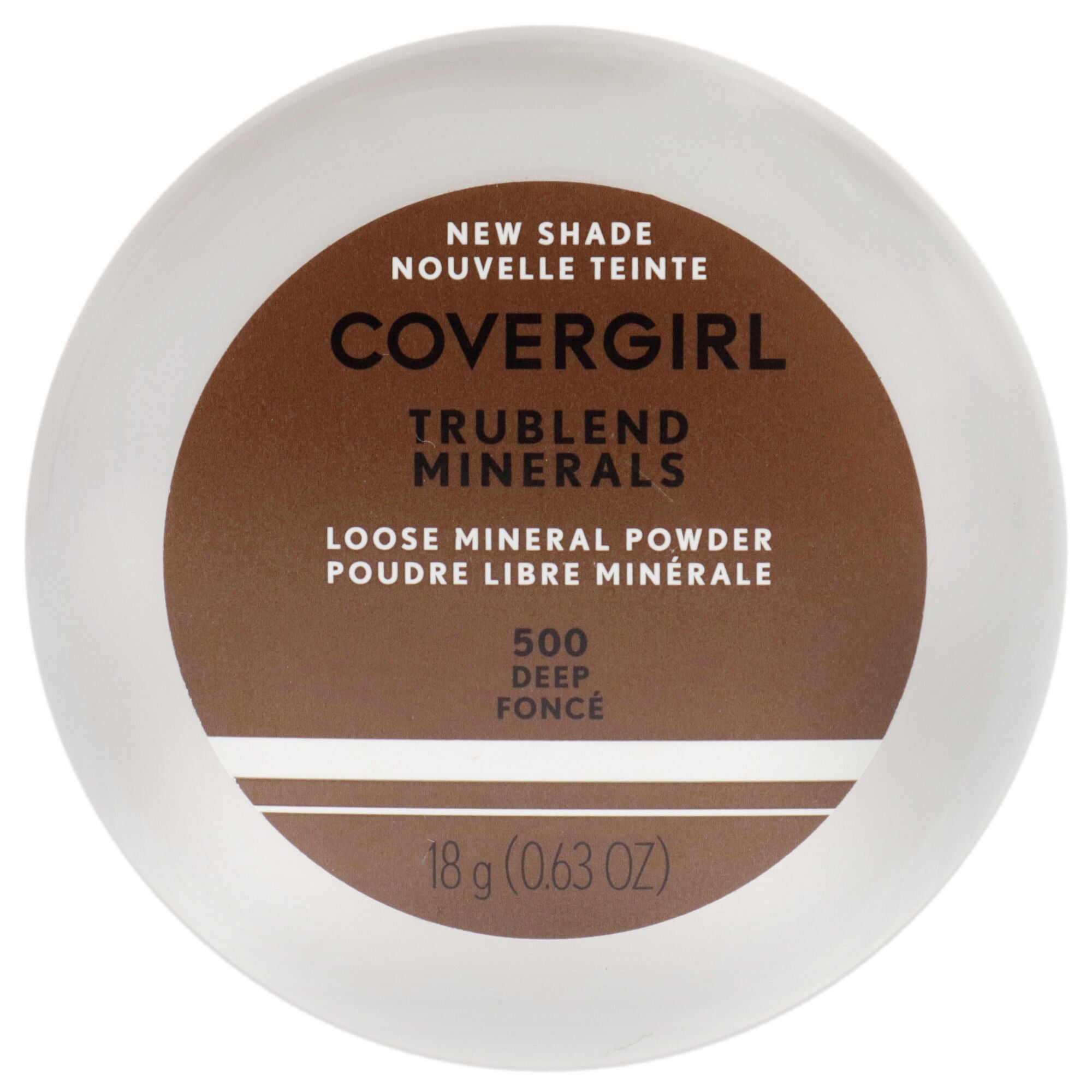 TruBlend Loose Mineral Powder - 500 Deep by CoverGirl for Women - 0.63 oz Powder, See Description, hi-res image number 0