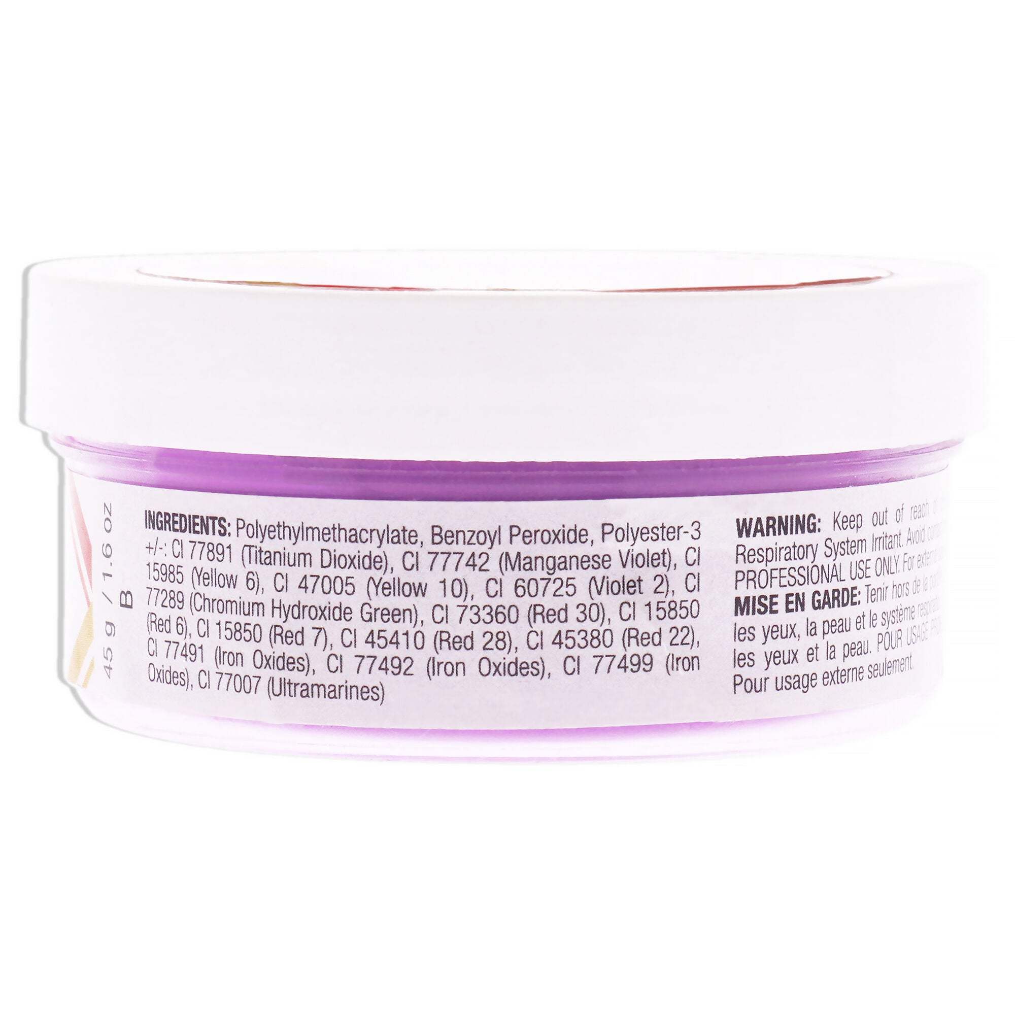 Colour Acrylic Powder - Neon Grape by Cuccio PRO for Women - 1.6 oz Acrylic Powder, See Description, alternate image number 2