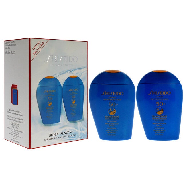 Ultimate Sun Protector Lotion SPF 50 Plus Duo by Shiseido for Women - 2 x 5 oz Lotion, , alternate image number null