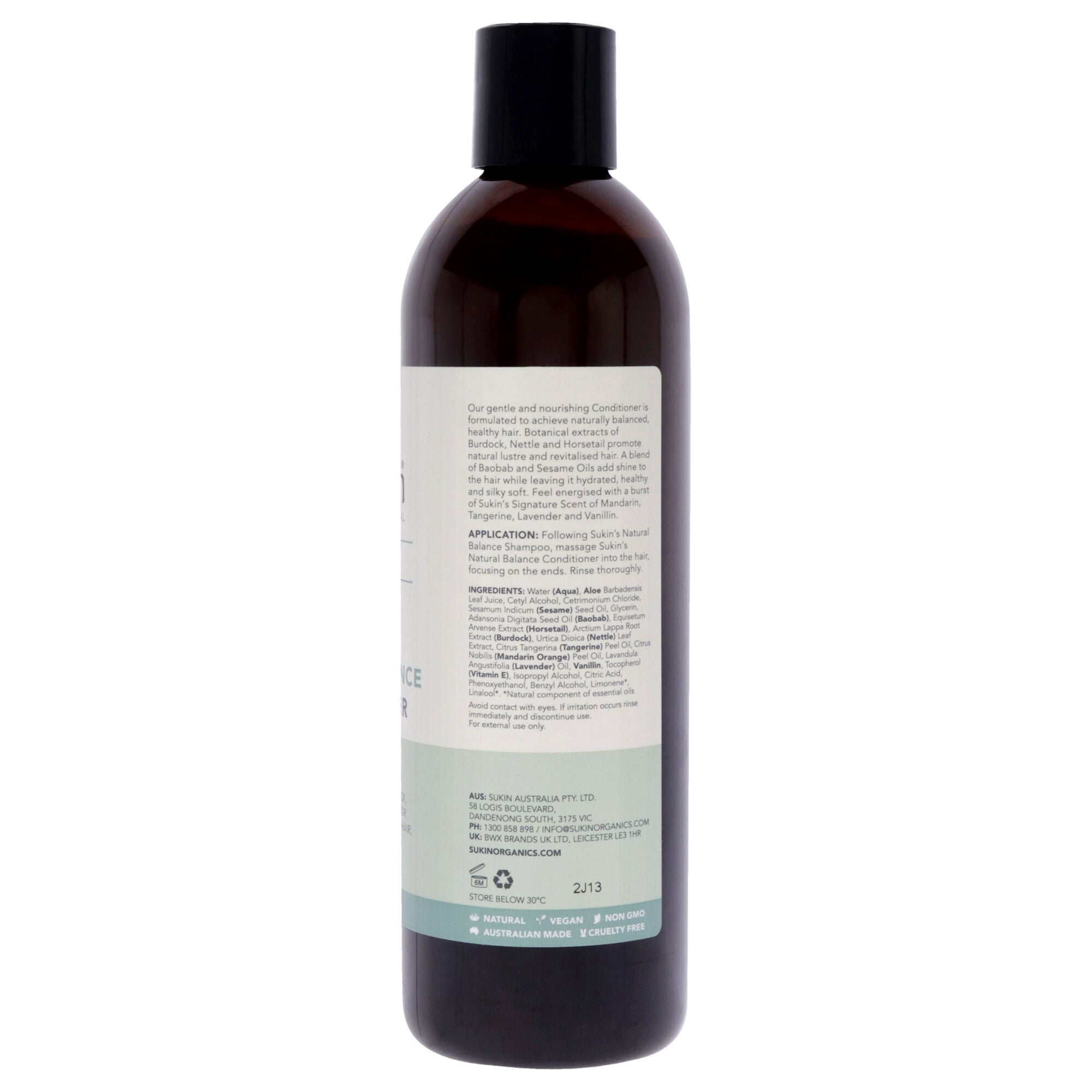 Natural Balance Conditioner by Sukin for Women - 16.9 oz Conditioner, See Description, alternate image number 2