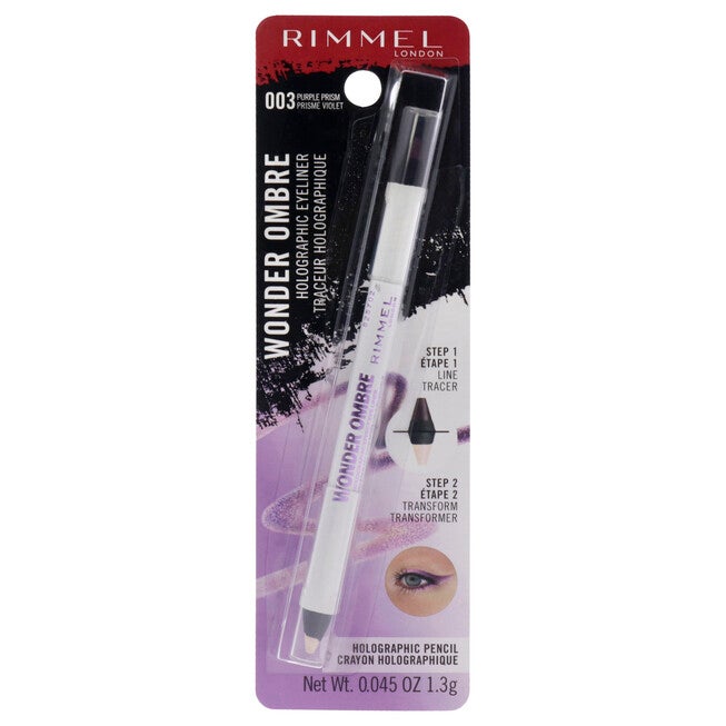 Wonder Ombre Holographic Eyeliner - 003 Purple Prism by Rimmel London for Women - 0.045 oz Eyeliner, See Description, hi-res image number 0