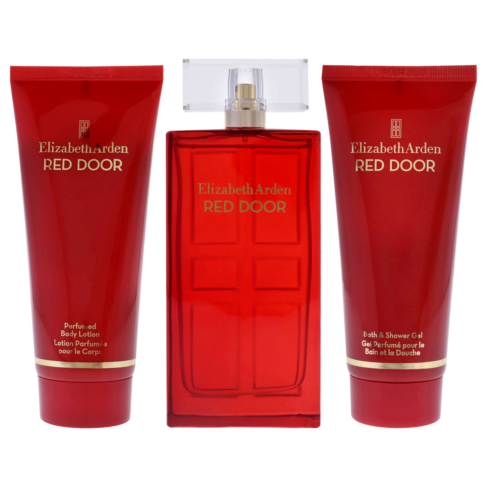 Red Door by Elizabeth Arden for Women - 3 Pc Gift Set 3.3oz EDT Spray, 3.3oz Body Lotion, 3.3oz Bath & Shower Gel, See Description, alternate image number 4