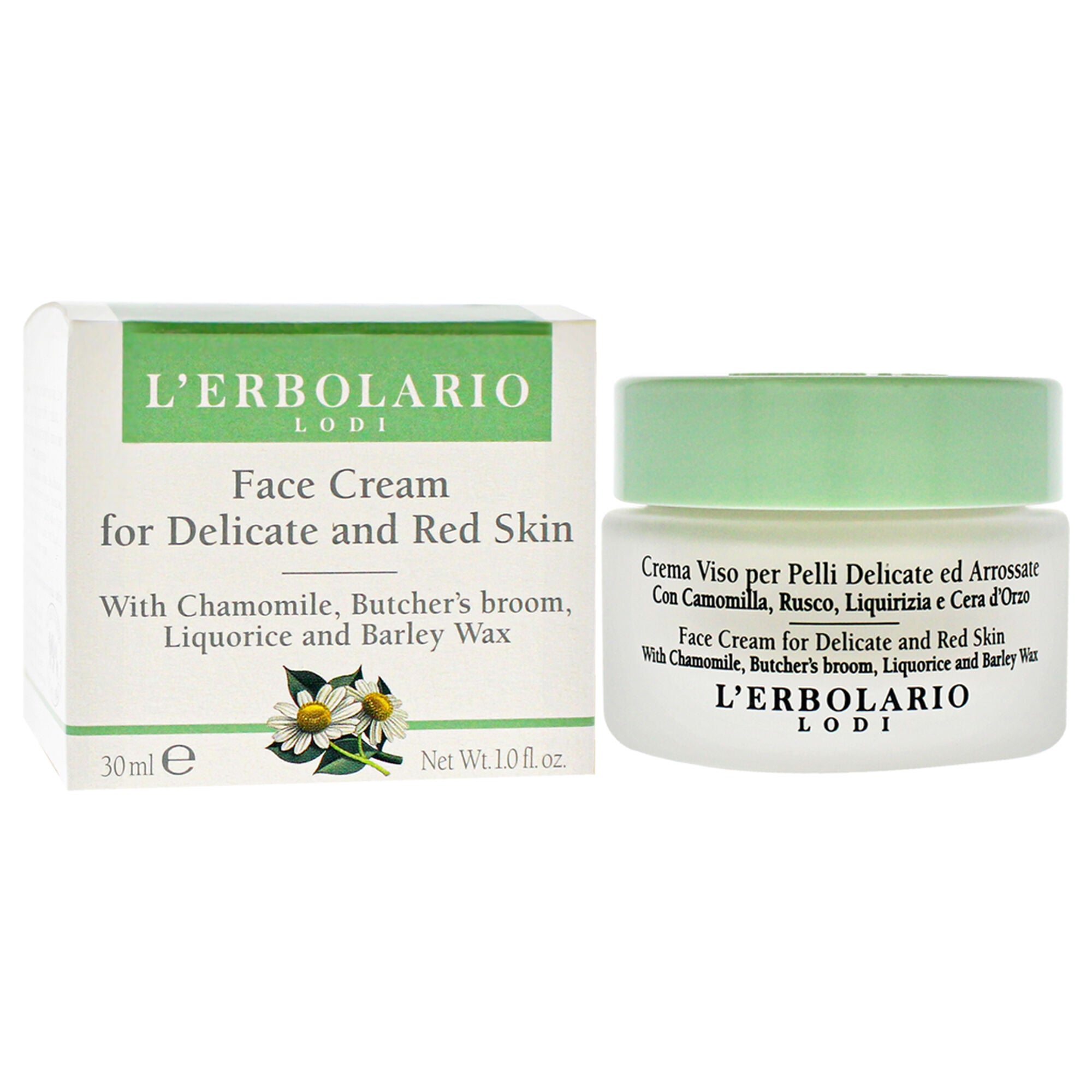 Face Cream for Delicate and Red Skin by LErbolario for Women - 1 oz Cream, See Description, alternate image number 2