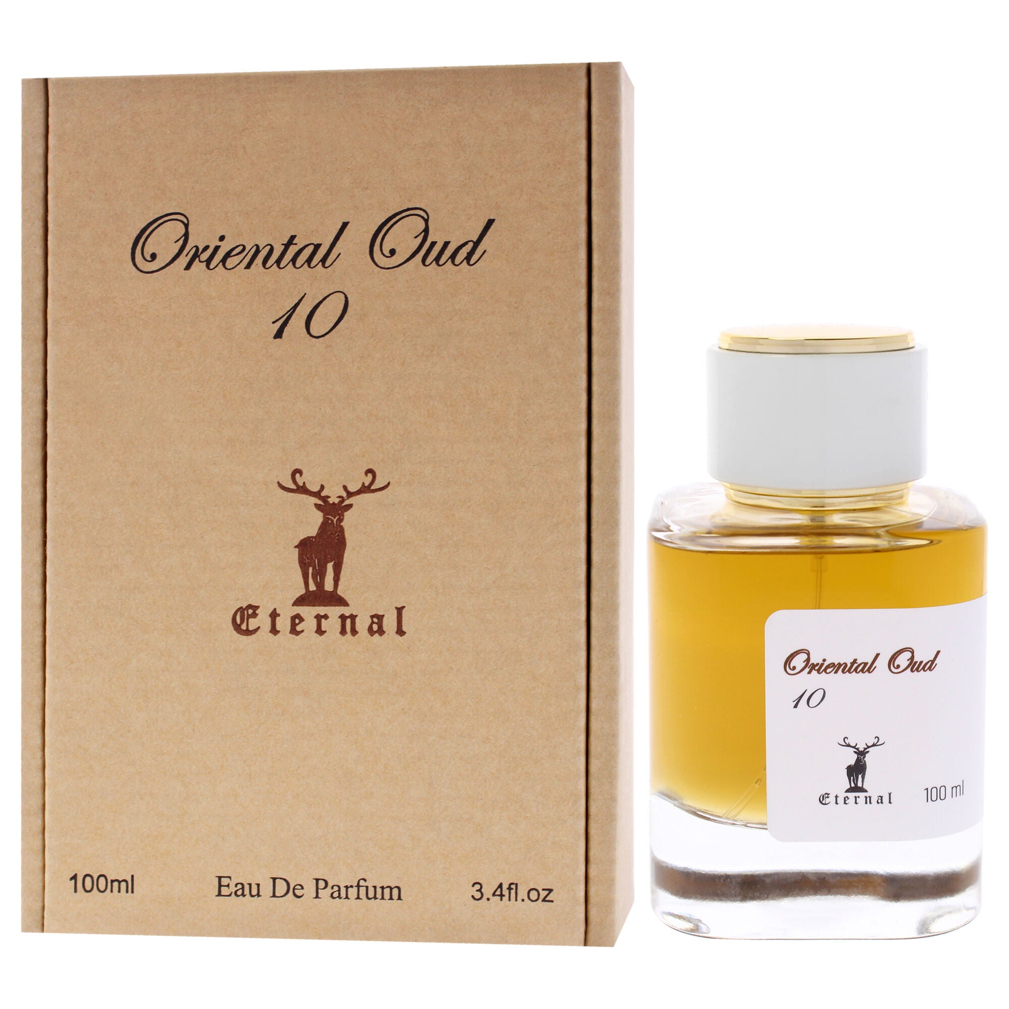 Eternal Collection - Oriental Oud 10 by Khalis for Men - 3.4 oz EDP Spray, Clear, alternate image number 3