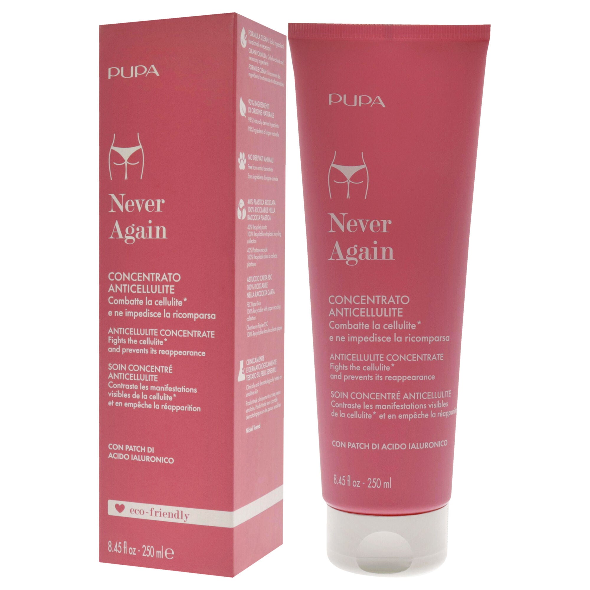 Never Again Anti-Cellulite Concentrate by Pupa Milano for Women - 8.45 oz Cream, , alternate image number 7